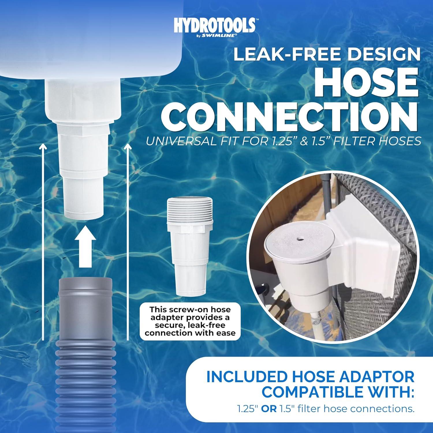 Skimmer de Piscina sobre el Suelo Swimline Hydrotools 8939 Boca Ancha