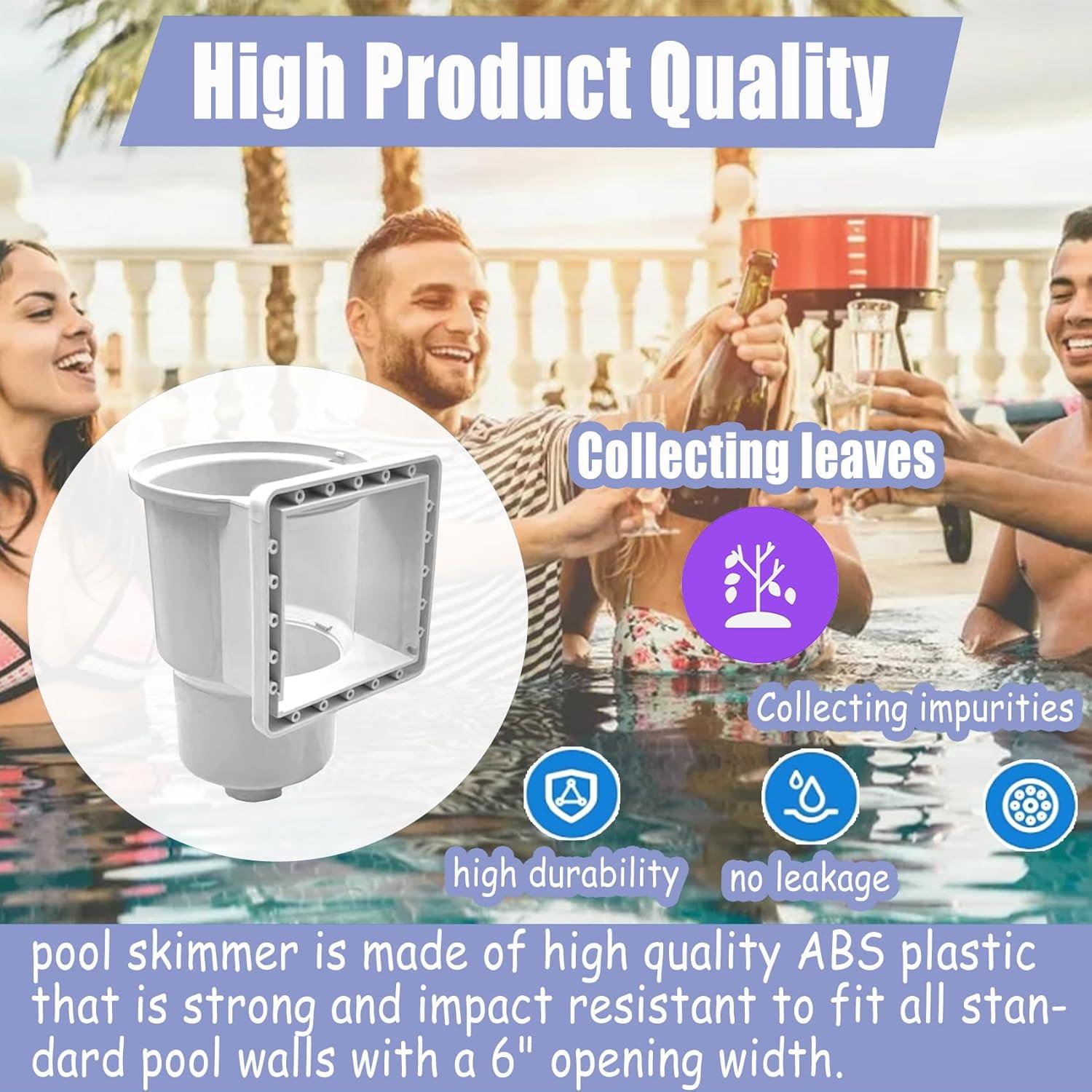 Skimmer de piscina sobre el suelo Xmnbl 15.24 cm ABS