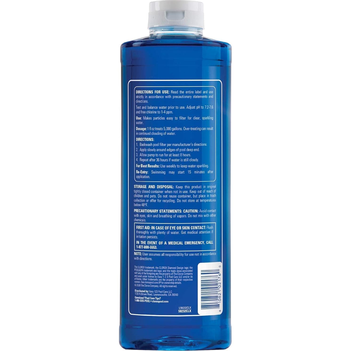 Aclarador de Agua Super Clorox Pool&Spa 946ml para Piscinas