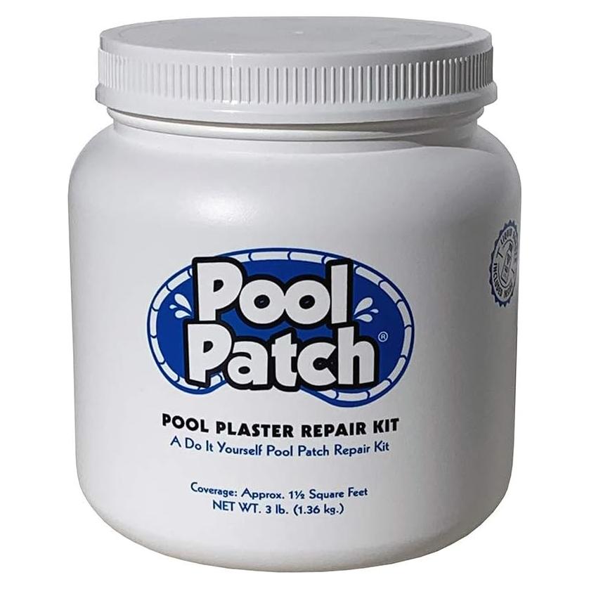 Kit de Reparación de Yeso para Piscinas Pool Patch 1.36 kg Blanco
