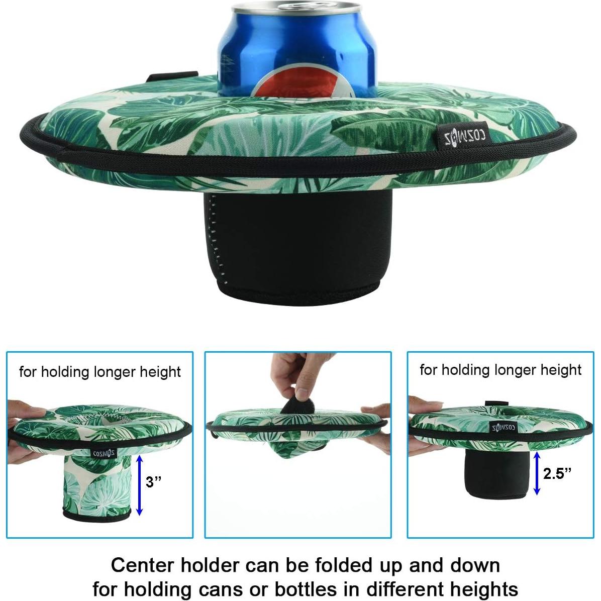 Soporte Flotante de Bebidas Neopreno CM Mediano 2 Pcs