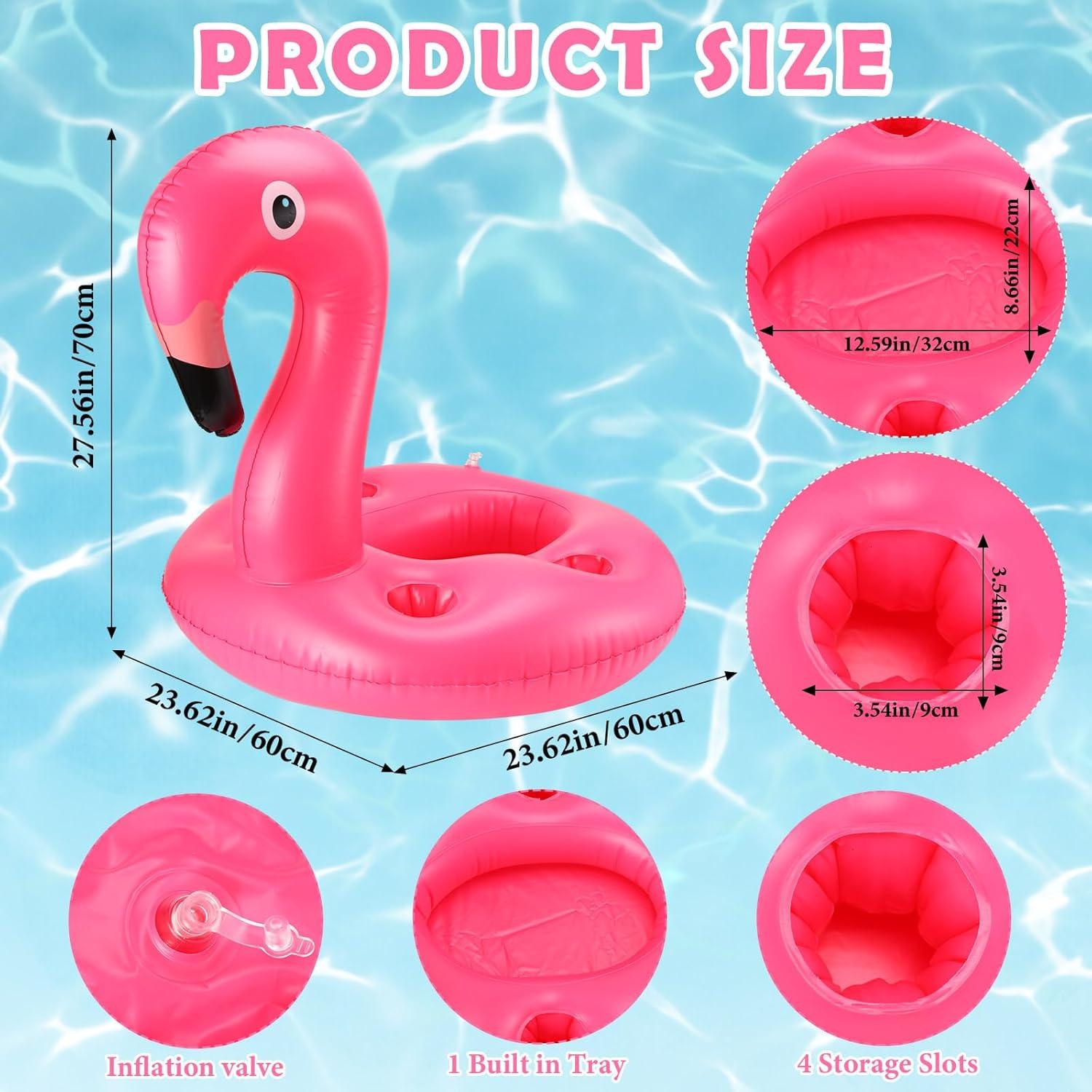 Soporte de Bebidas Flotante FillTouch Flamenco 70x60cm PVC