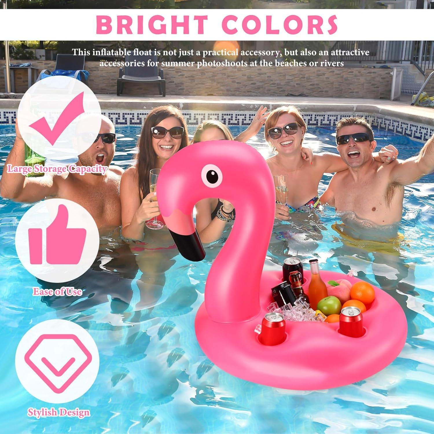 Soporte de Bebidas Flotante FillTouch Flamenco 70x60cm PVC