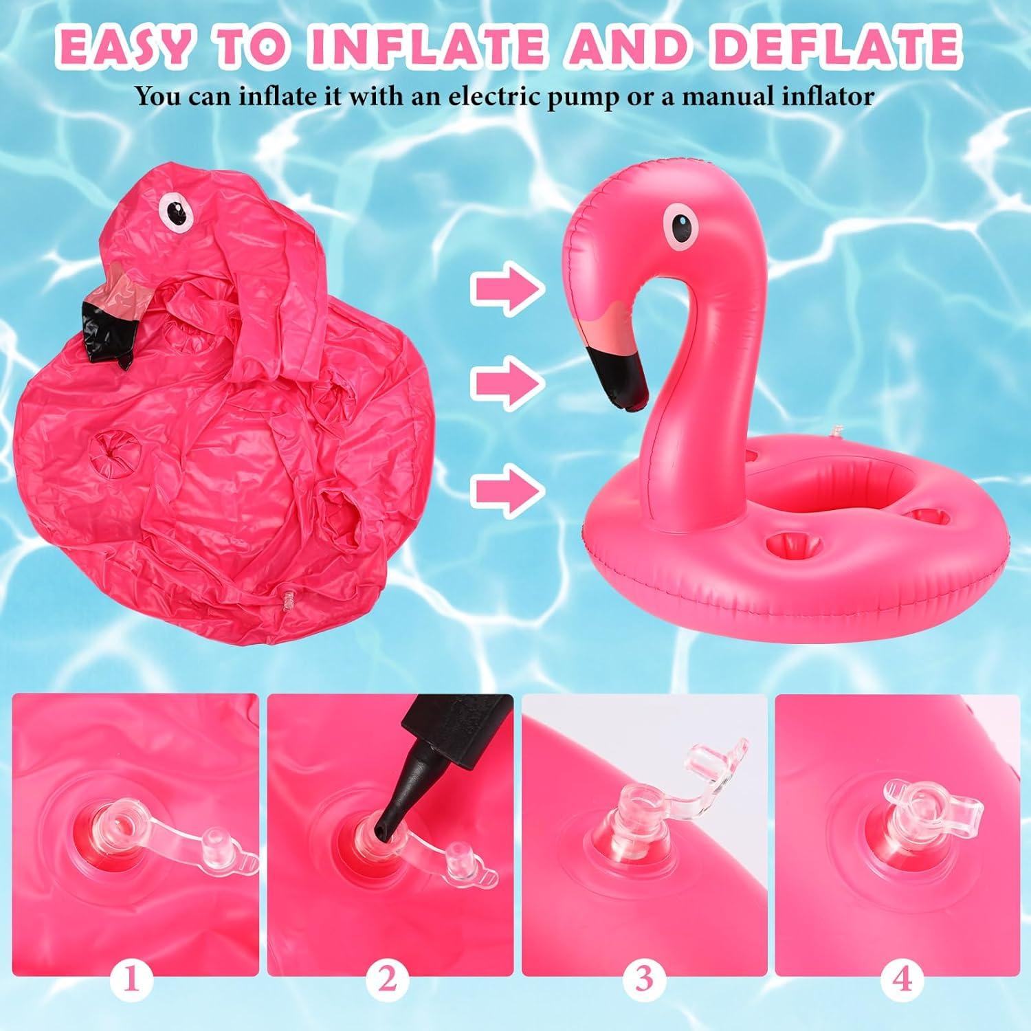 Soporte de Bebidas Flotante FillTouch Flamenco 70x60cm PVC