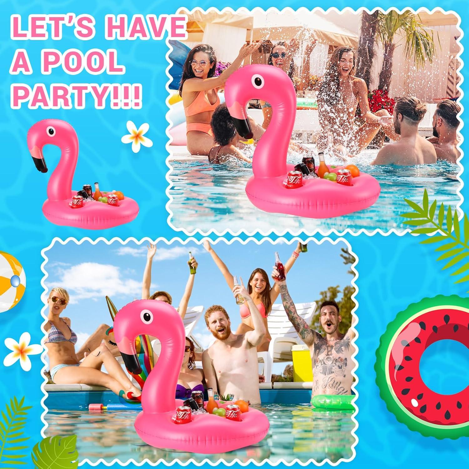 Soporte de Bebidas Flotante FillTouch Flamenco 70x60cm PVC