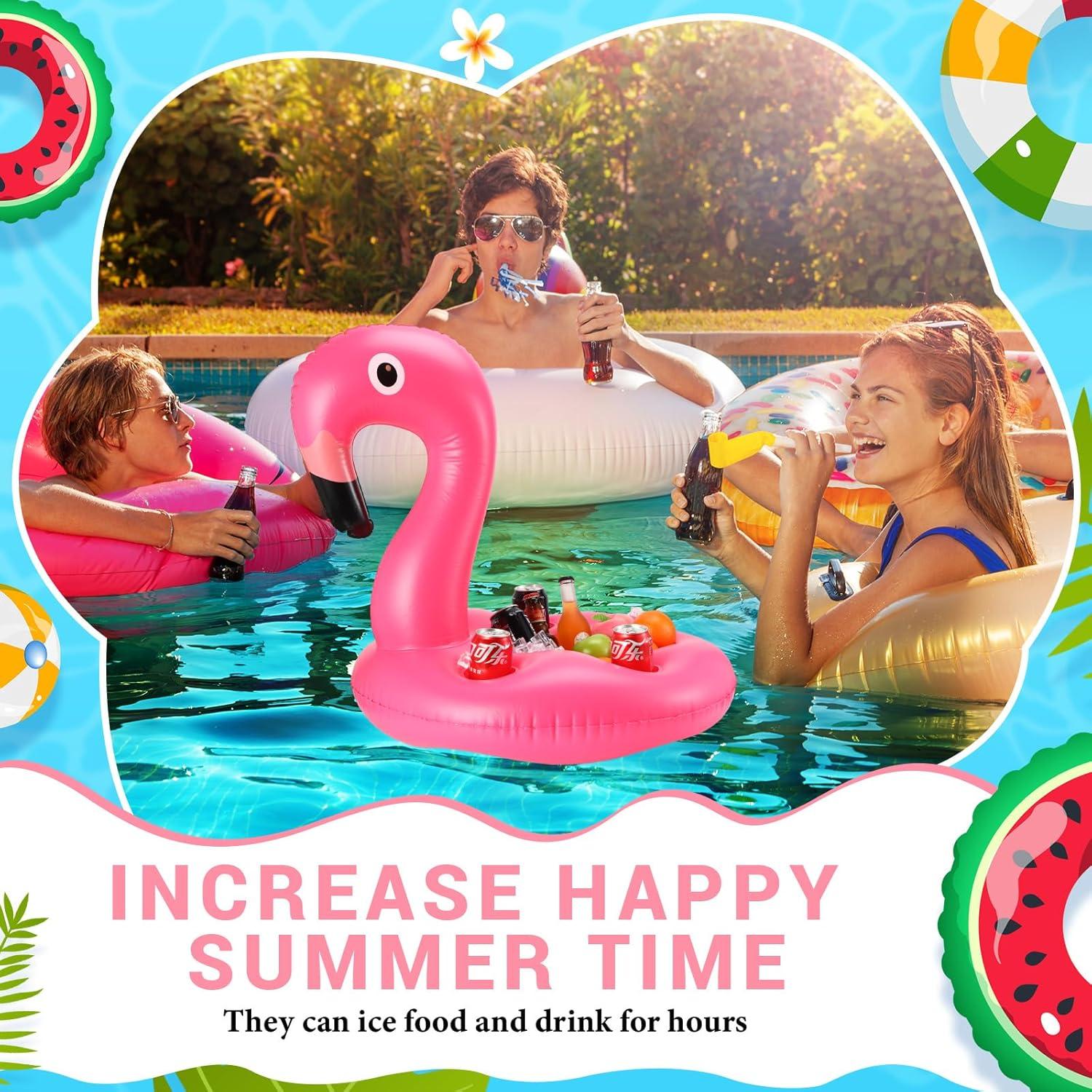 Soporte de Bebidas Flotante FillTouch Flamenco 70x60cm PVC