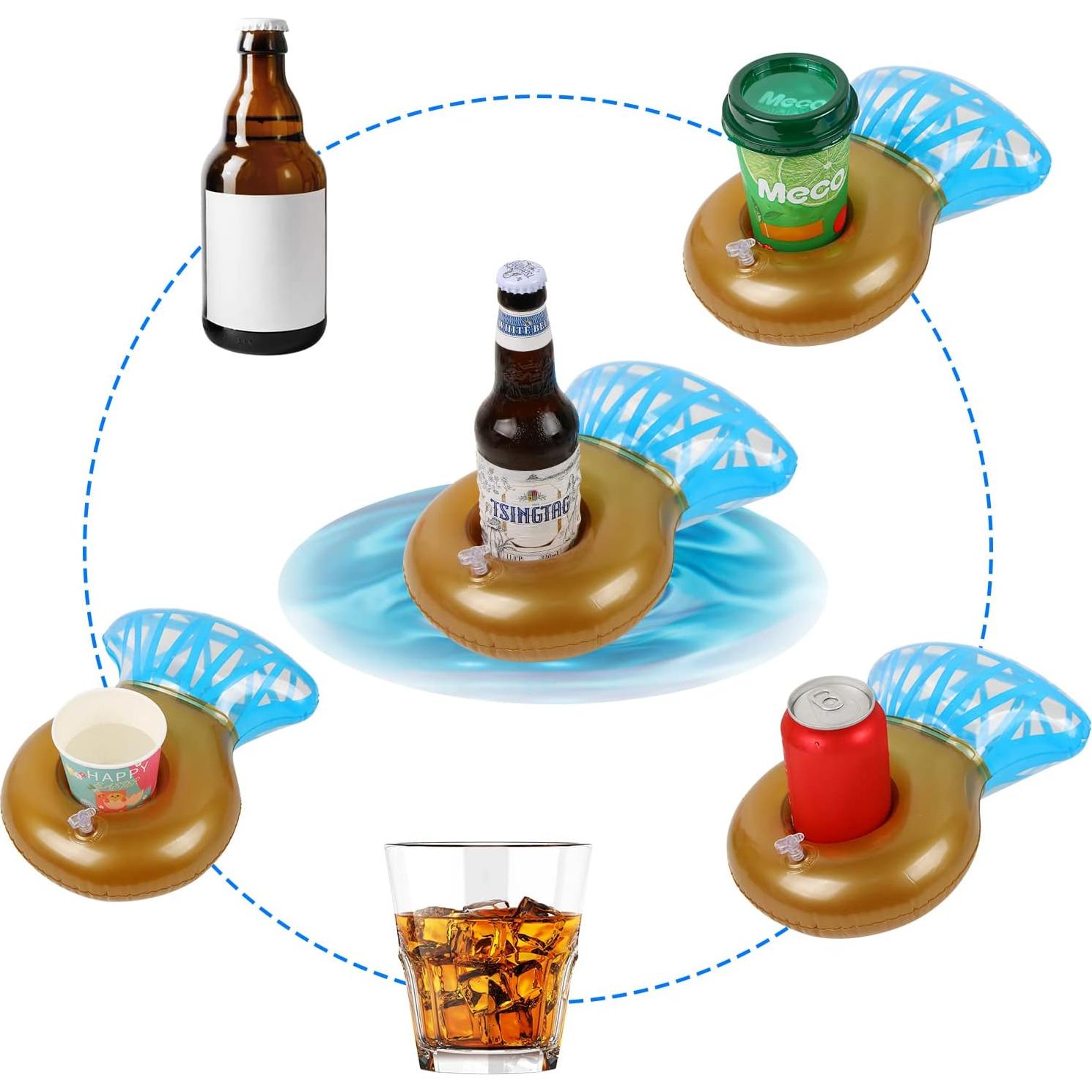 Flotadores Inflables para Bebidas LIYDE - 6 Piezas 12.7 cm