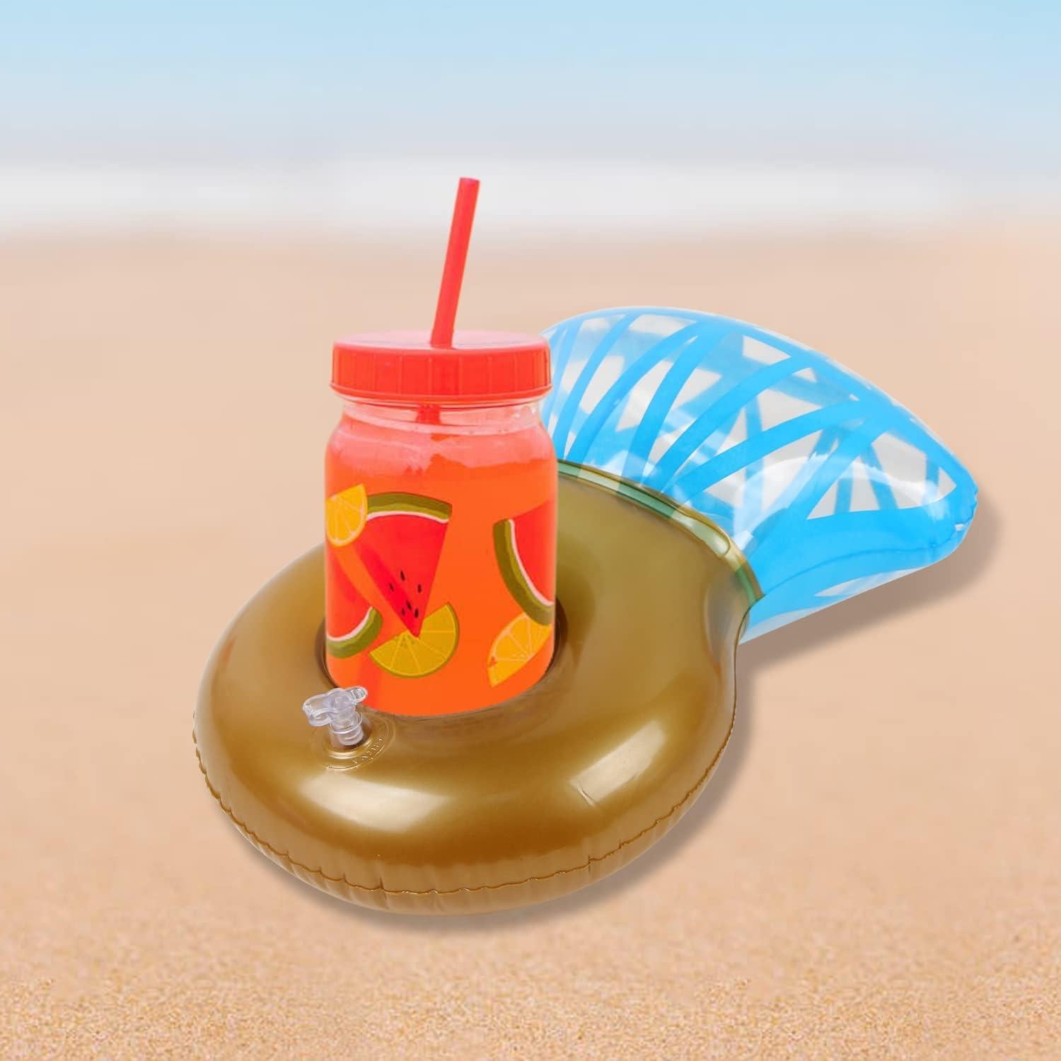 Flotadores Inflables para Bebidas LIYDE - 6 Piezas 12.7 cm