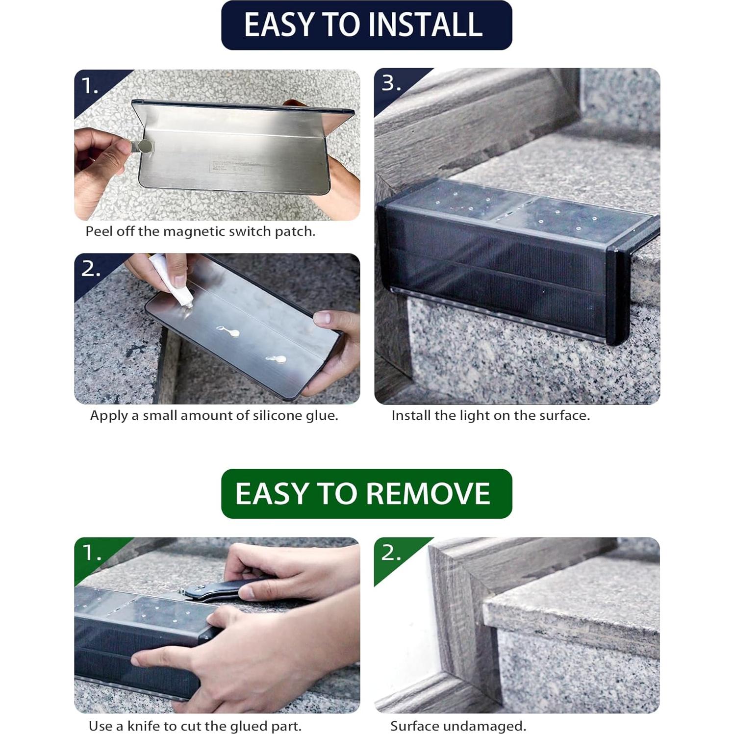 Luces de piscina solares SHONELIGHTING 26 LEDs IP67 6 paquetes