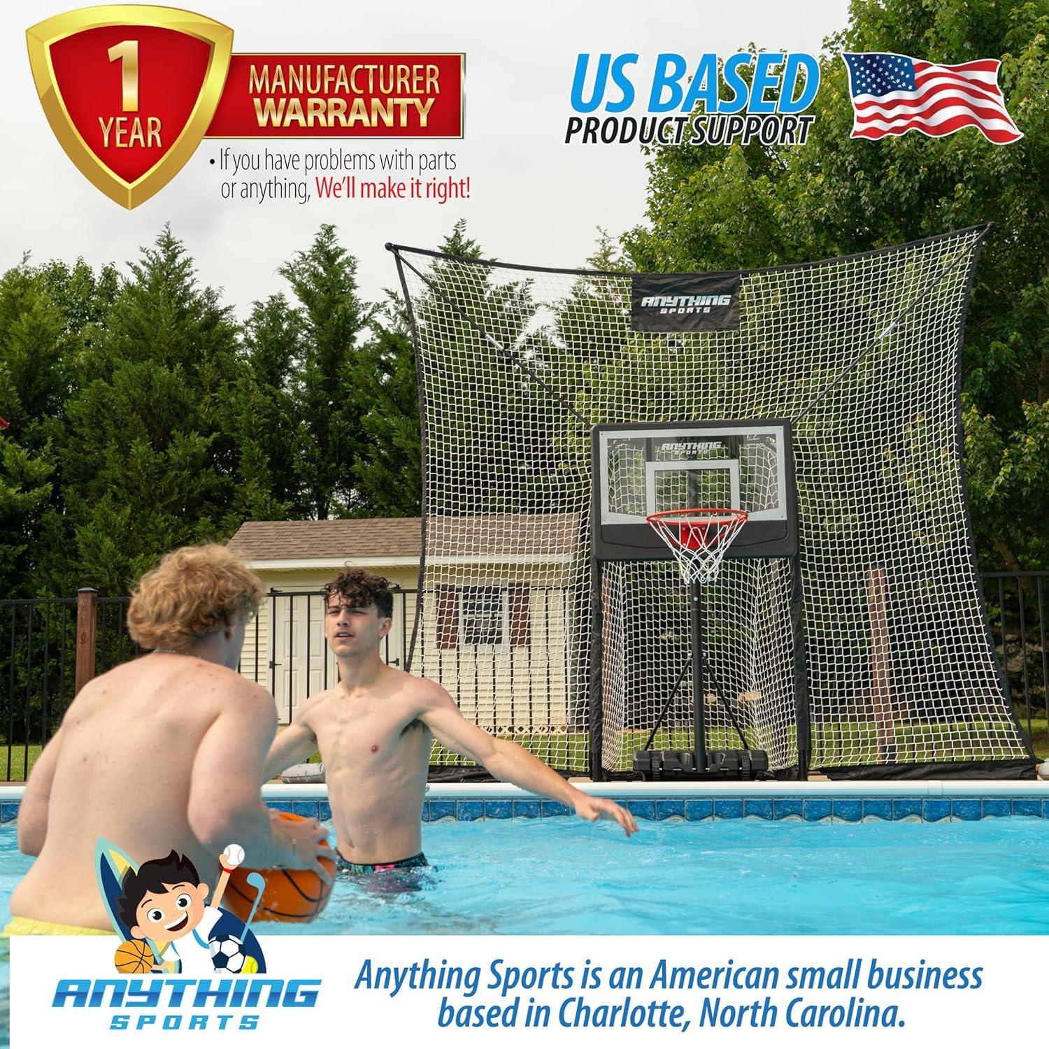 Meta de Baloncesto para Piscina ANYTHING SPORTS BAS1 Ajustable