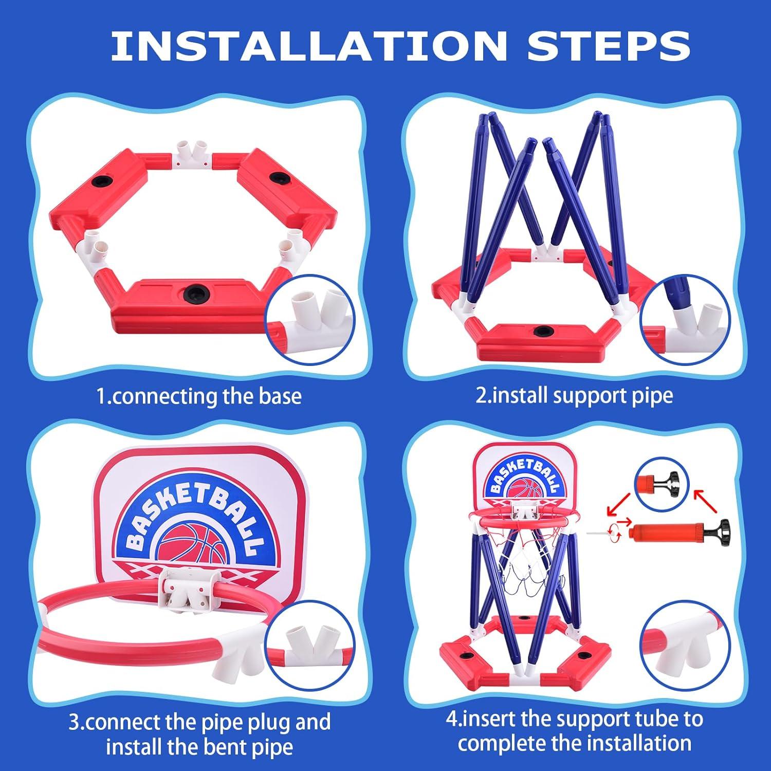 Canasta de Baloncesto para Piscina Casrra 1120-38A 47x41x58cm