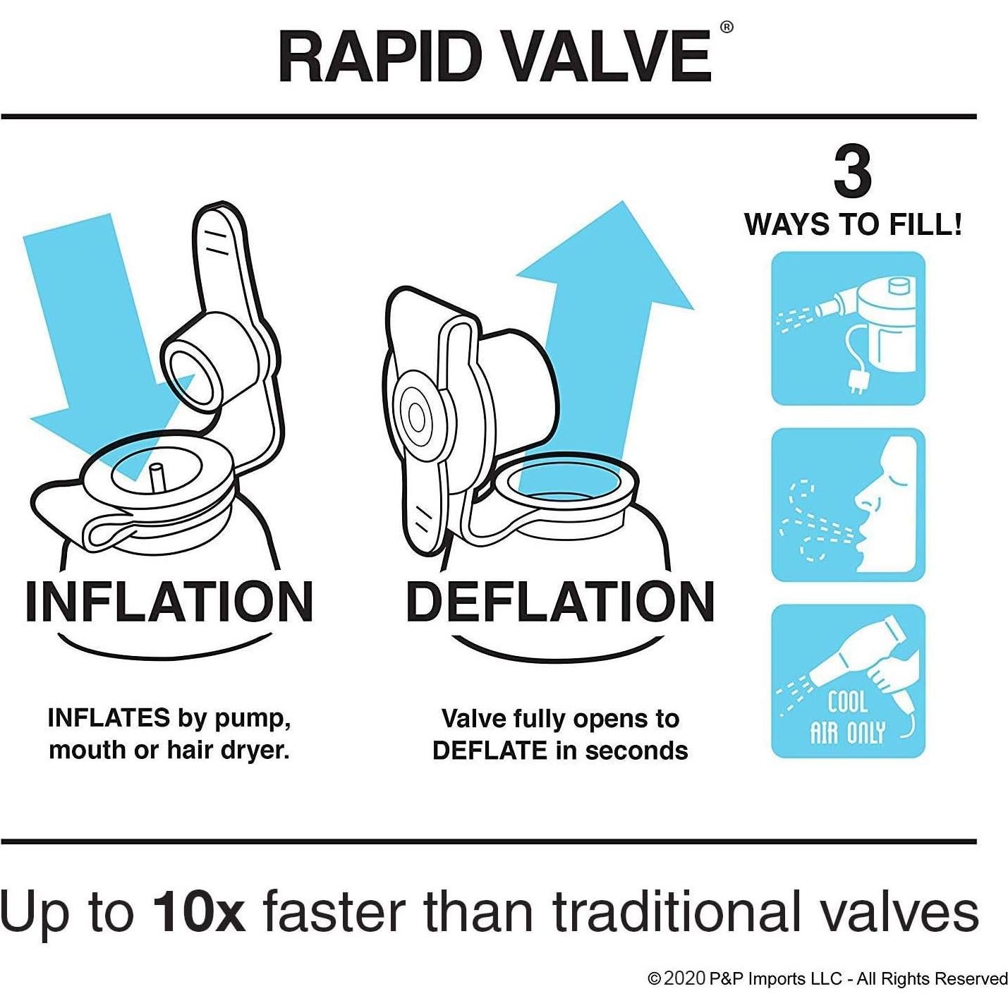Juego de Voleibol Inflable GoSports Splash Net AIR 2.9m