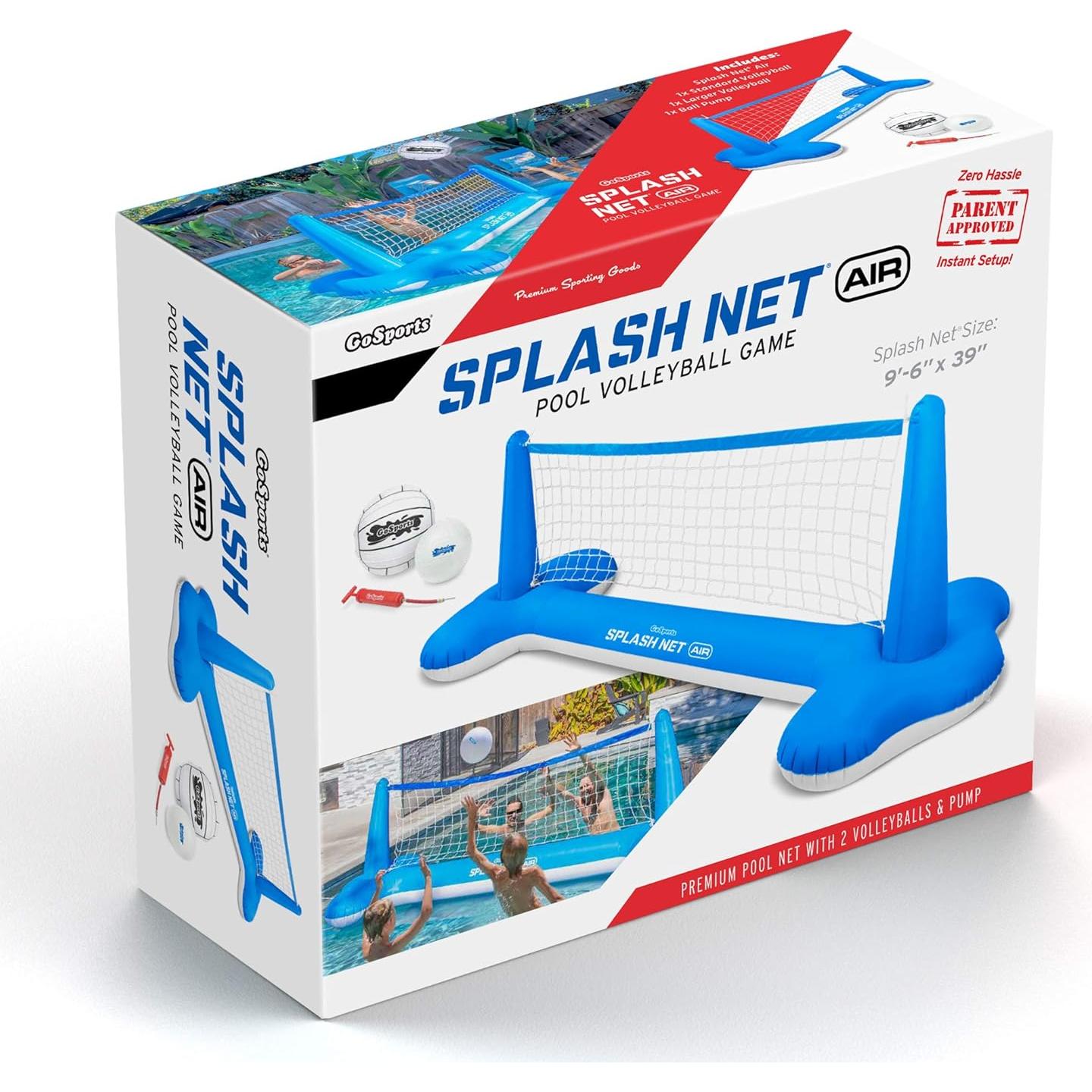 Juego de Voleibol Inflable GoSports Splash Net AIR 2.9m