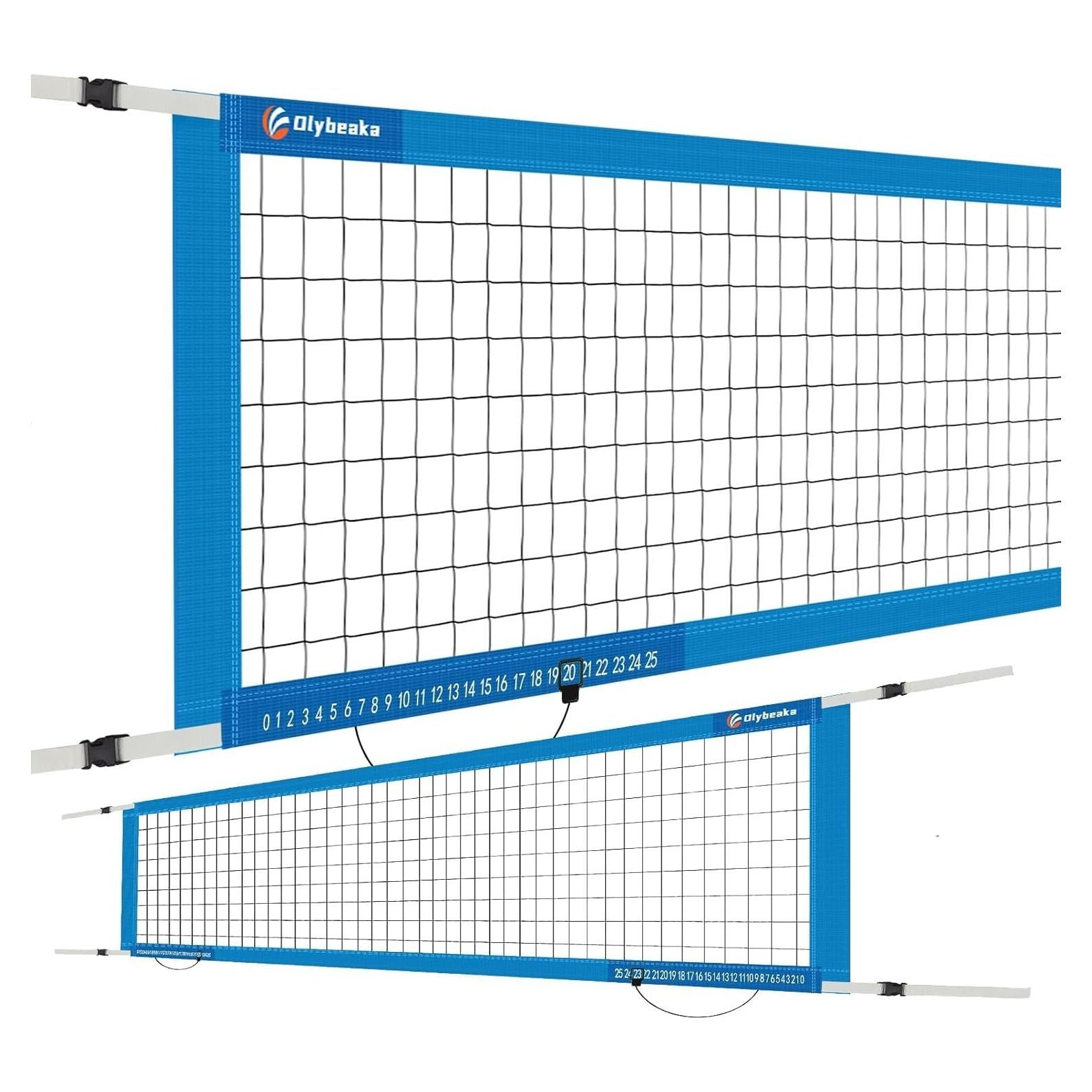 Red de Voleibol de Piscina Olybeaka 4.57m Reforzada Anti-UV