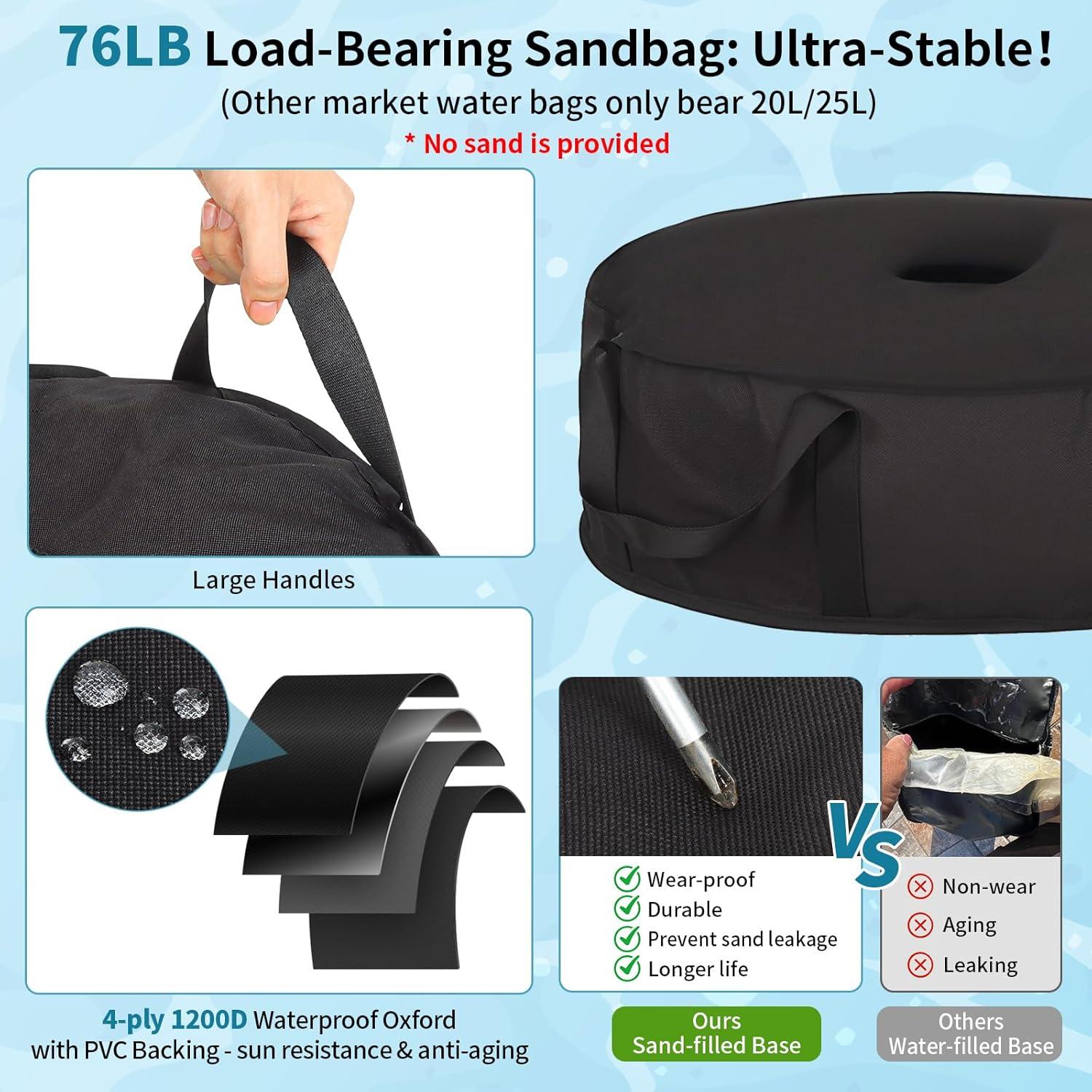 Juego de Red de Voleibol PUULIVEE para Piscina 4.57-8.23m