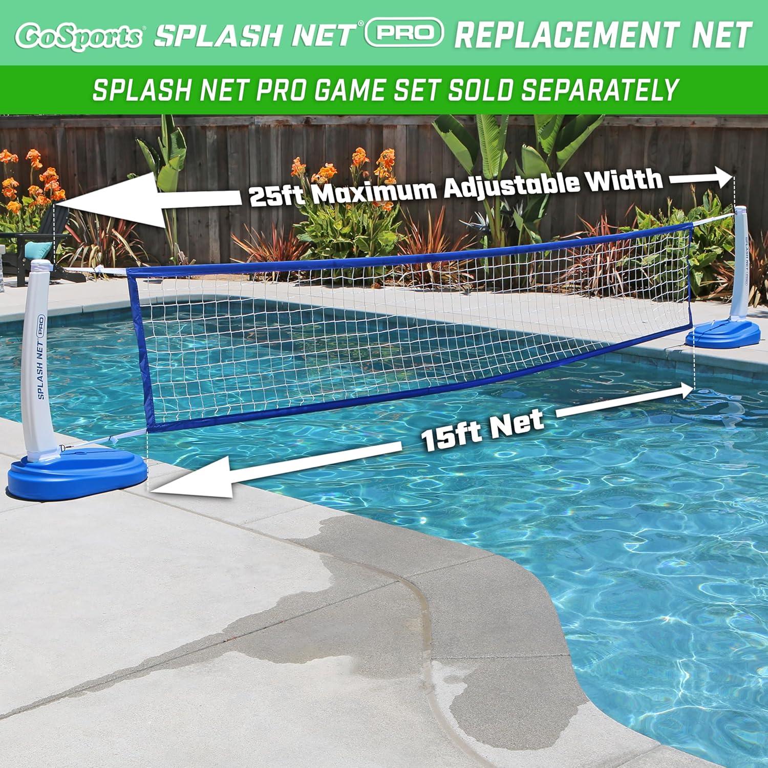 Red de Voleibol de Reemplazo GoSports Splash Net PRO/MAX Azul