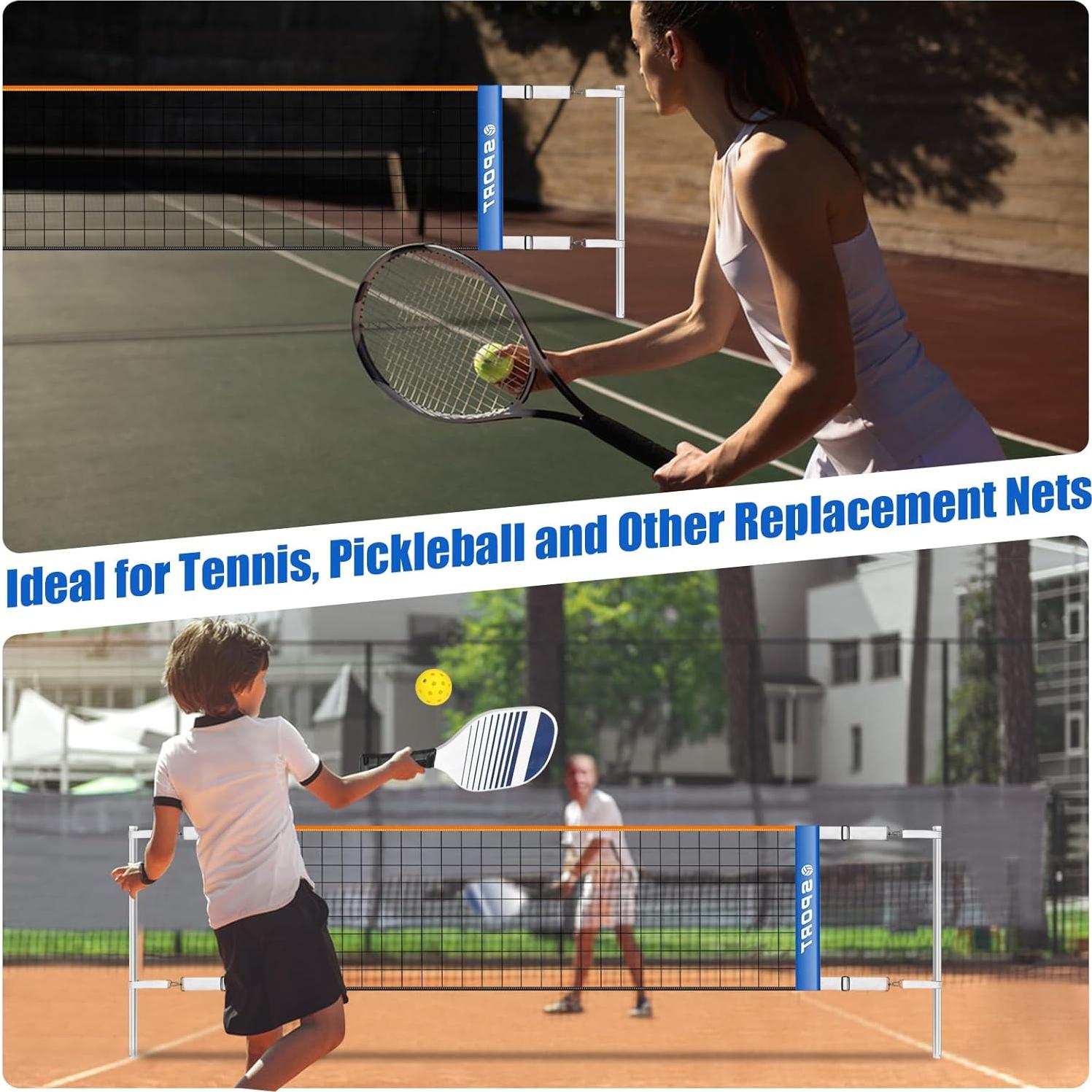 Red de Voleibol Furypiont Ajustable 4.88m-7.92m Resistente