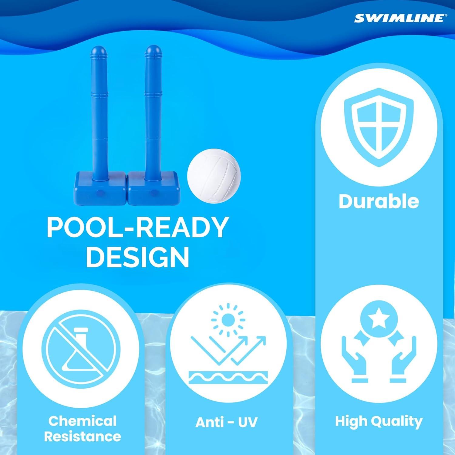 Juego de Voleibol en Piscina Swimline Ajustable 6.1m