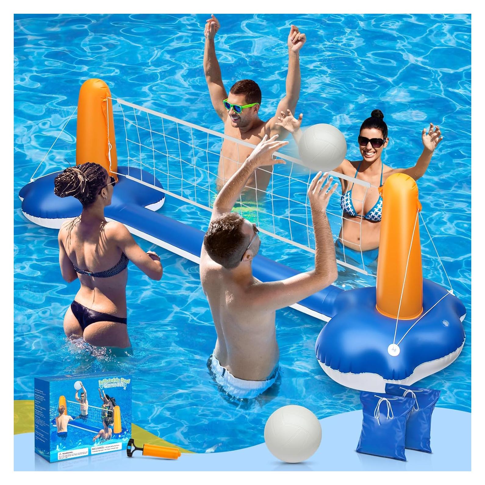 Conjunto de Voleibol Inflable KIDDITOY para Piscina 292 cm