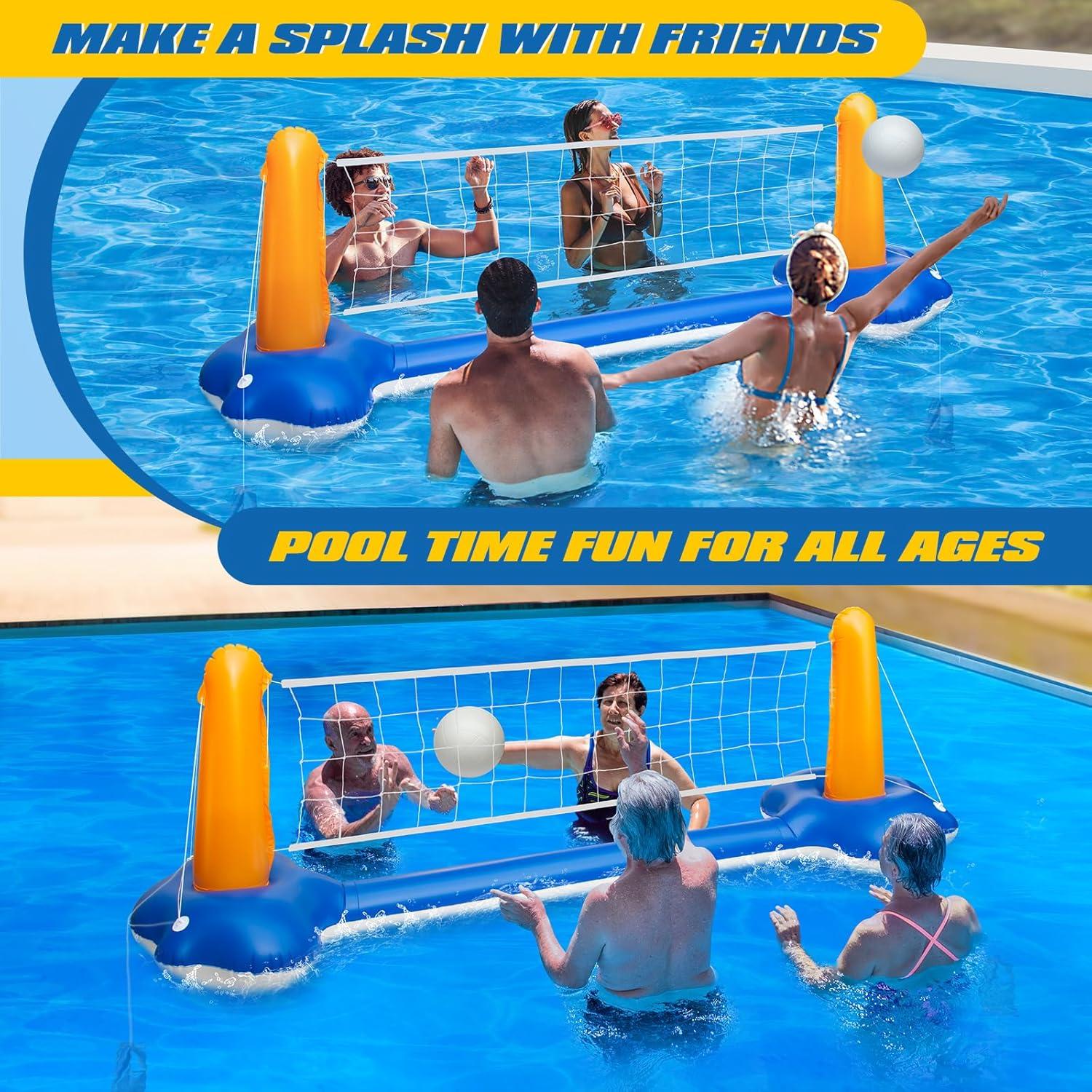 Conjunto de Voleibol Inflable KIDDITOY para Piscina 292 cm