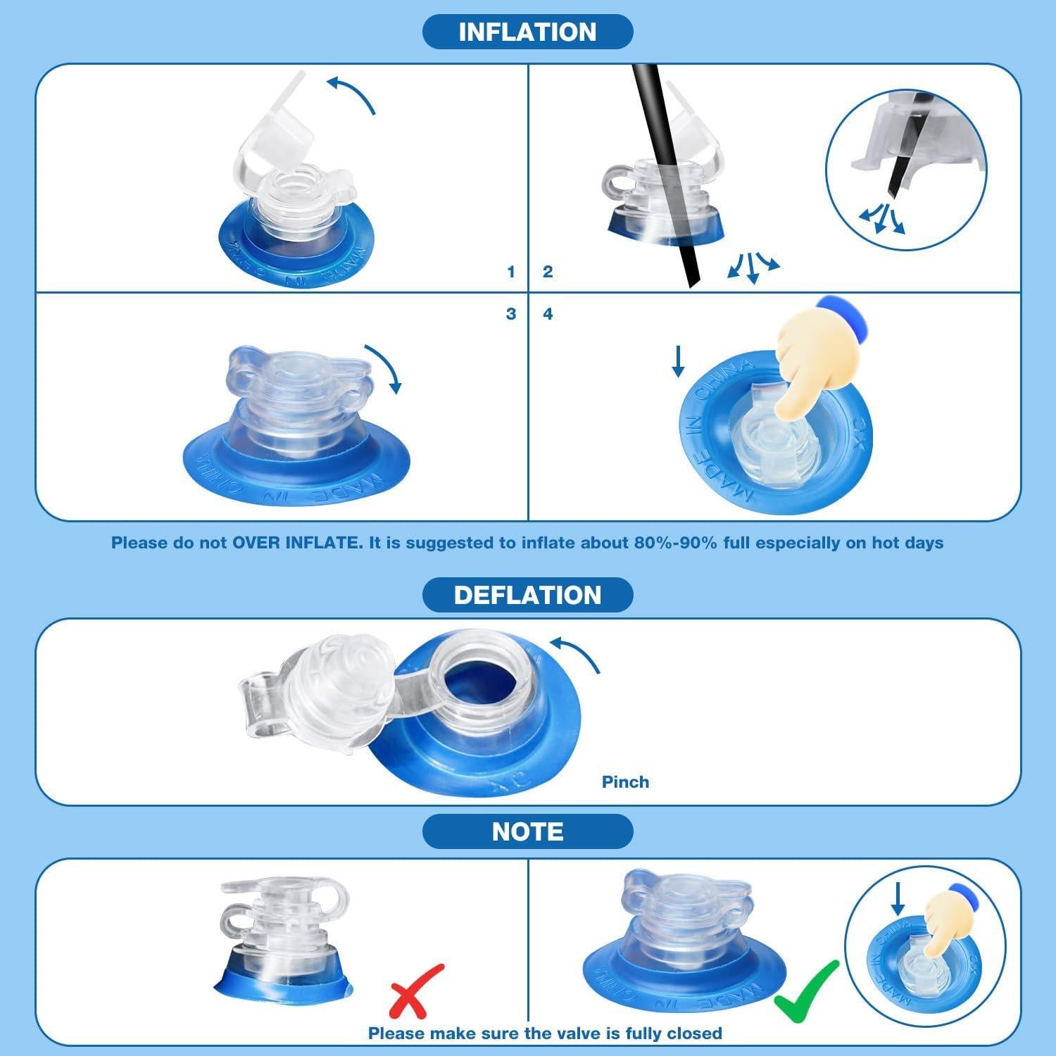 Conjunto de Voleibol Inflable KIDDITOY para Piscina 292 cm