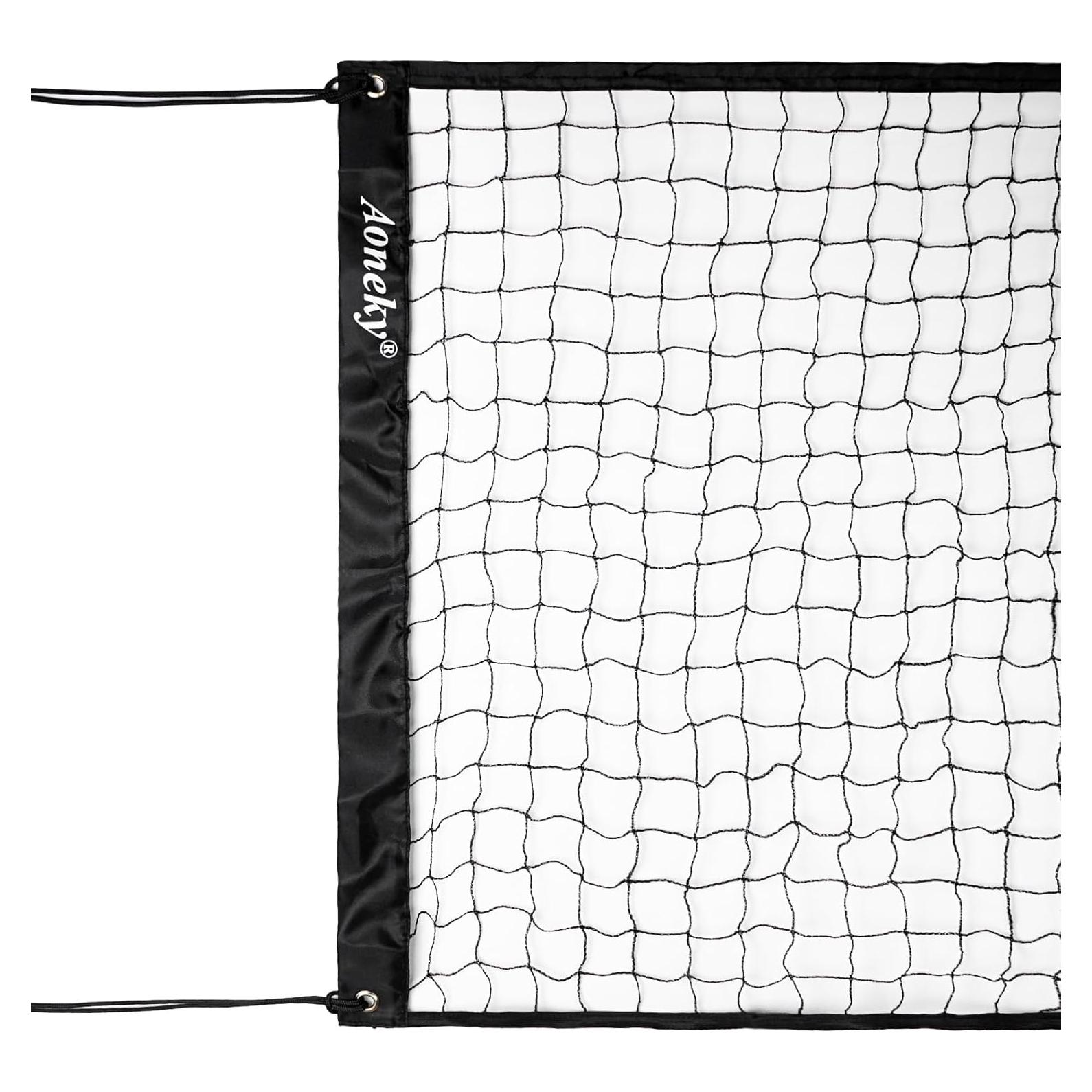 Red de Voleibol Portátil Aoneky 4.57 m para Playa y Piscina