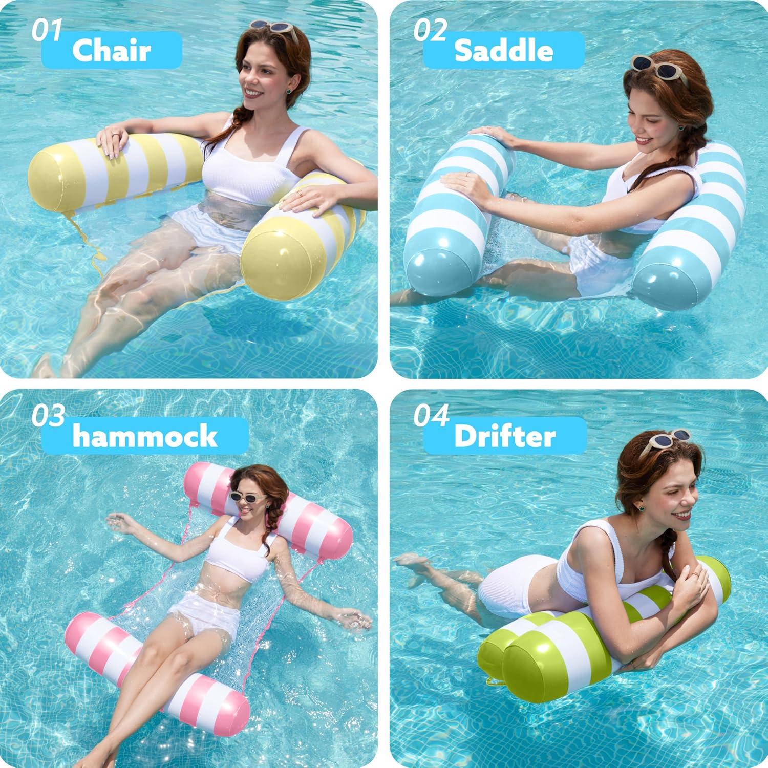 Flotador de Hamaca Sloosh 4-en-1 PVC 121.92x80.01cm