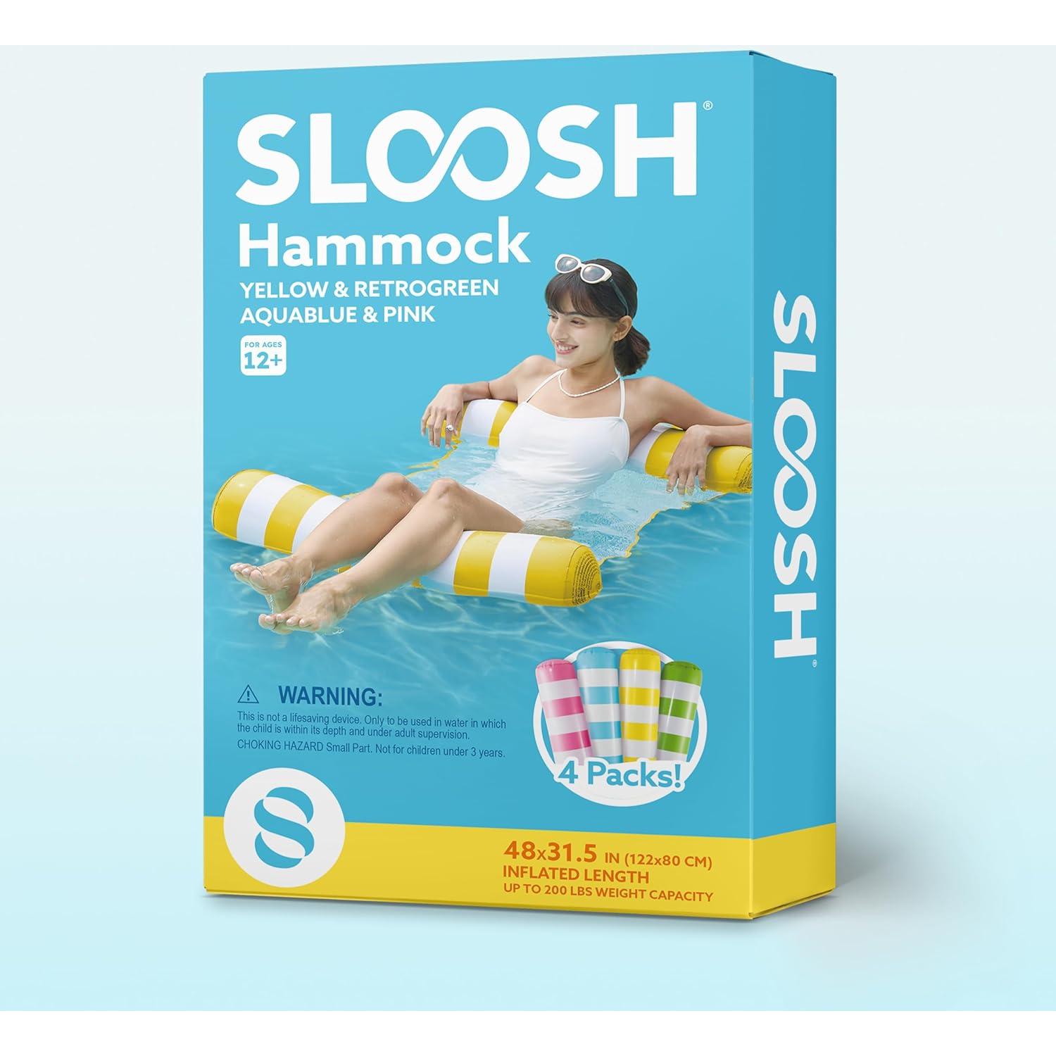 Flotador de Hamaca Sloosh 4-en-1 PVC 121.92x80.01cm