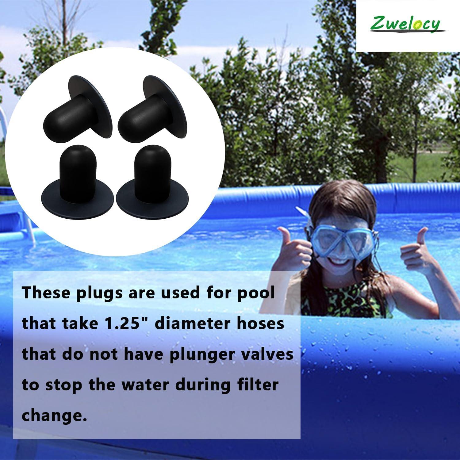 Tapones de Reemplazo para Piscina Intex Bestway - 4 Piezas