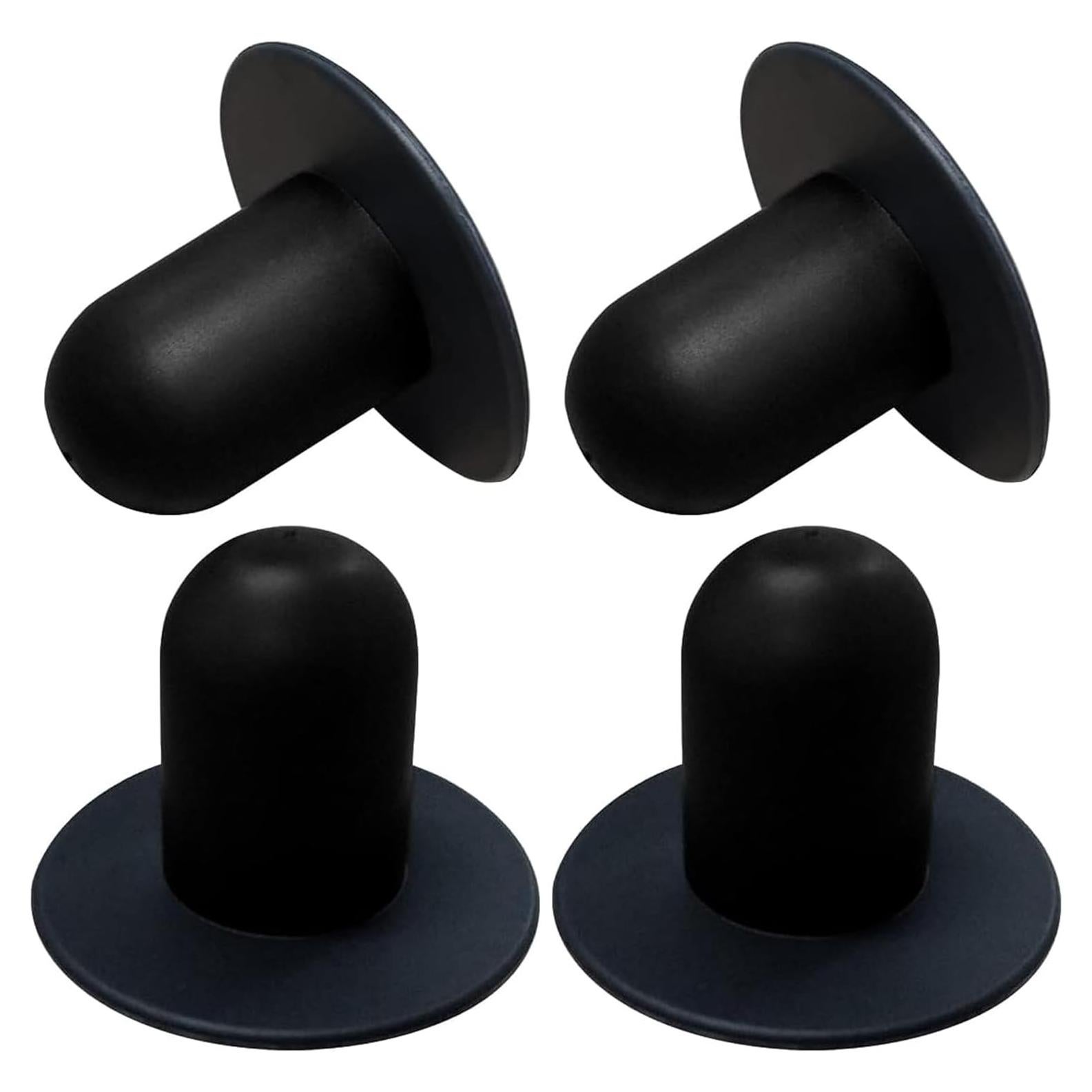 Tapones de Filtro para Bomba de Piscina Popbee - 4 Pcs Negro