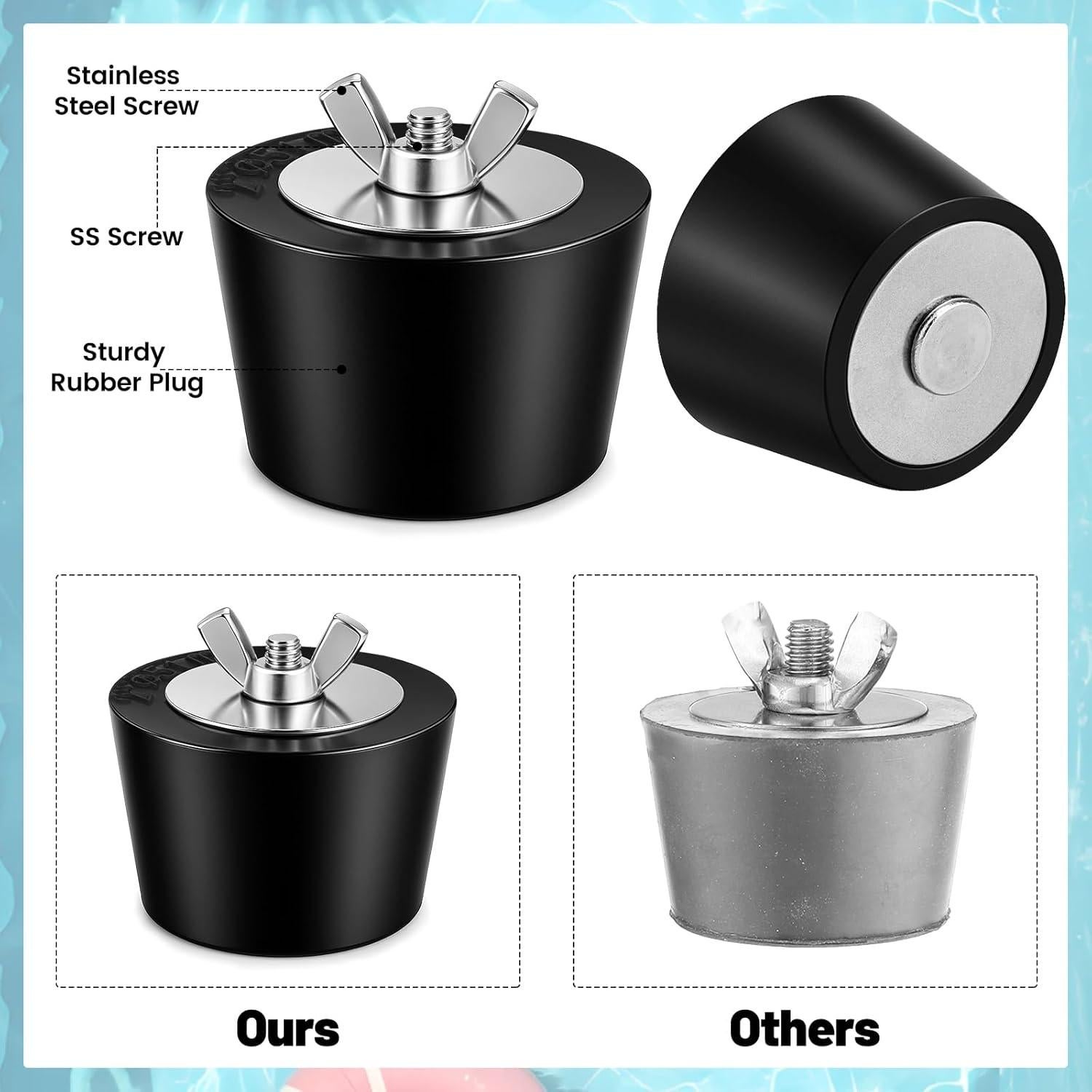 Tapones de Retorno para Piscina BESARME 1.7 a 2 Pulgadas