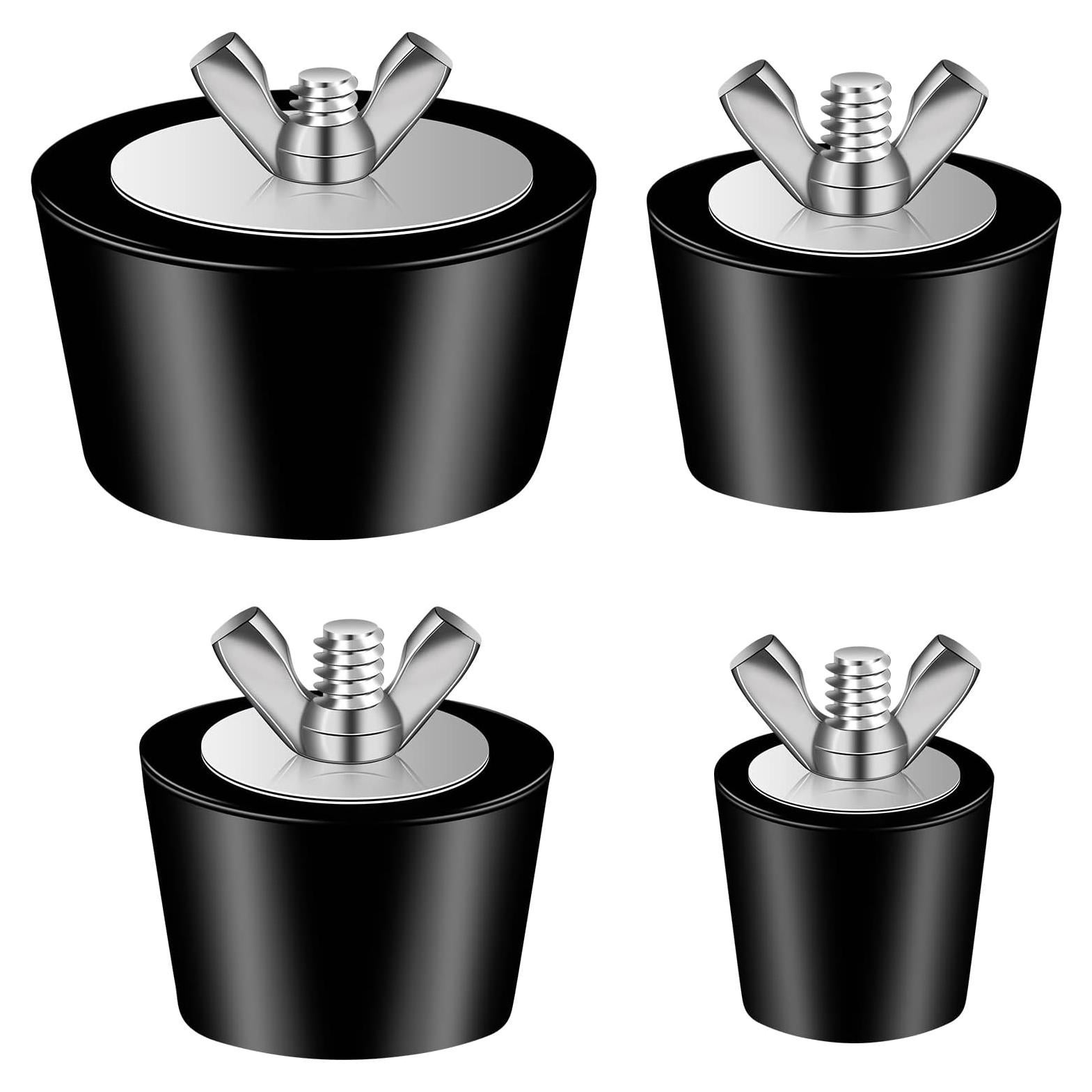 Paquete de 4 Tapones de Retorno para Piscina BESARME 2.54-5.08 cm