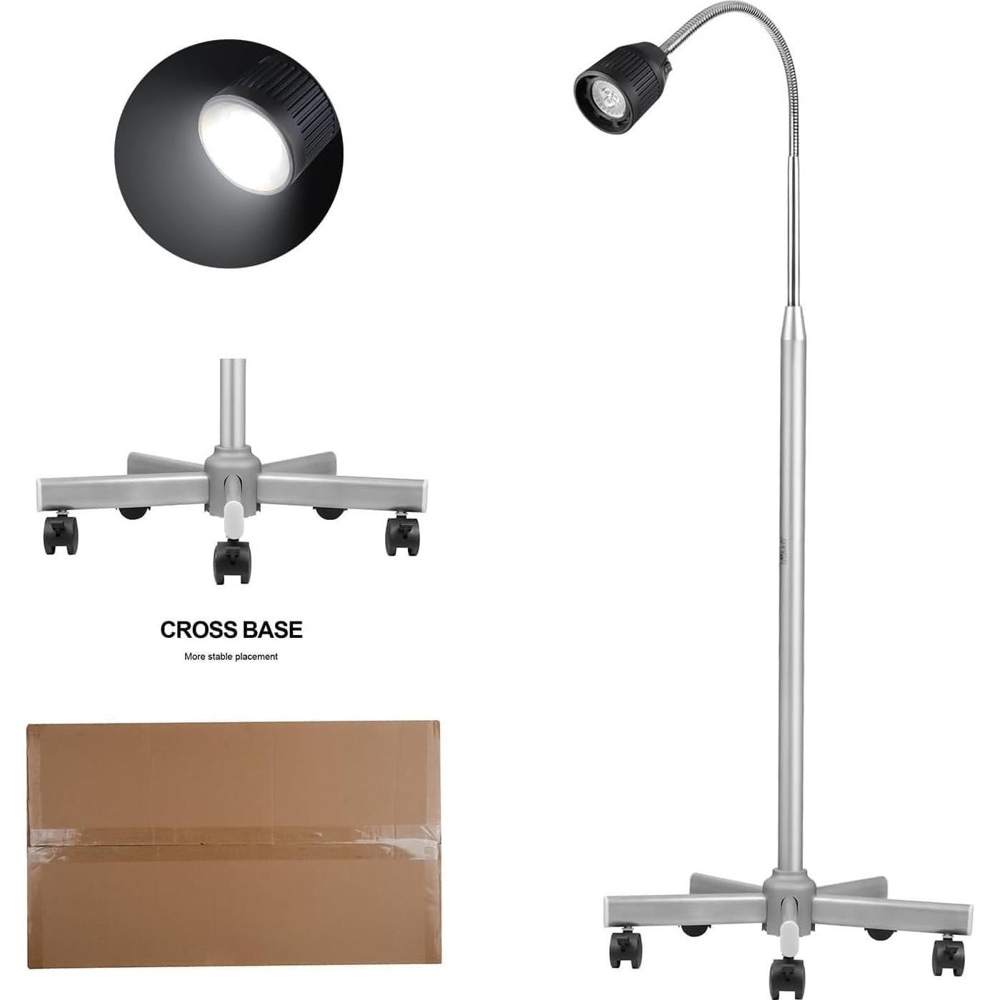 Lámpara de examen médico Global-Dental 35W luz halógena