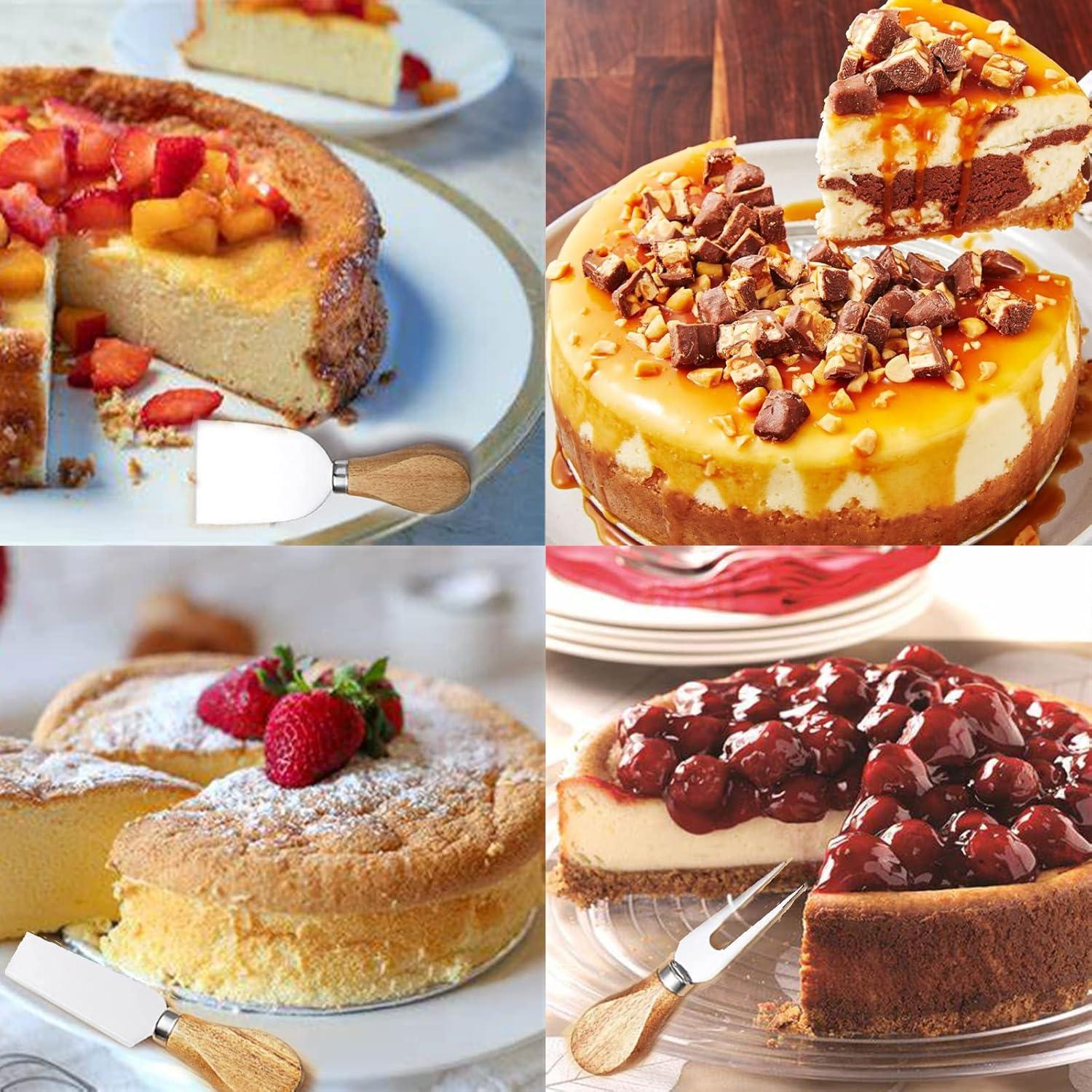 Juego de cuchillos de queso KT-GARY 6 piezas acero inoxidable