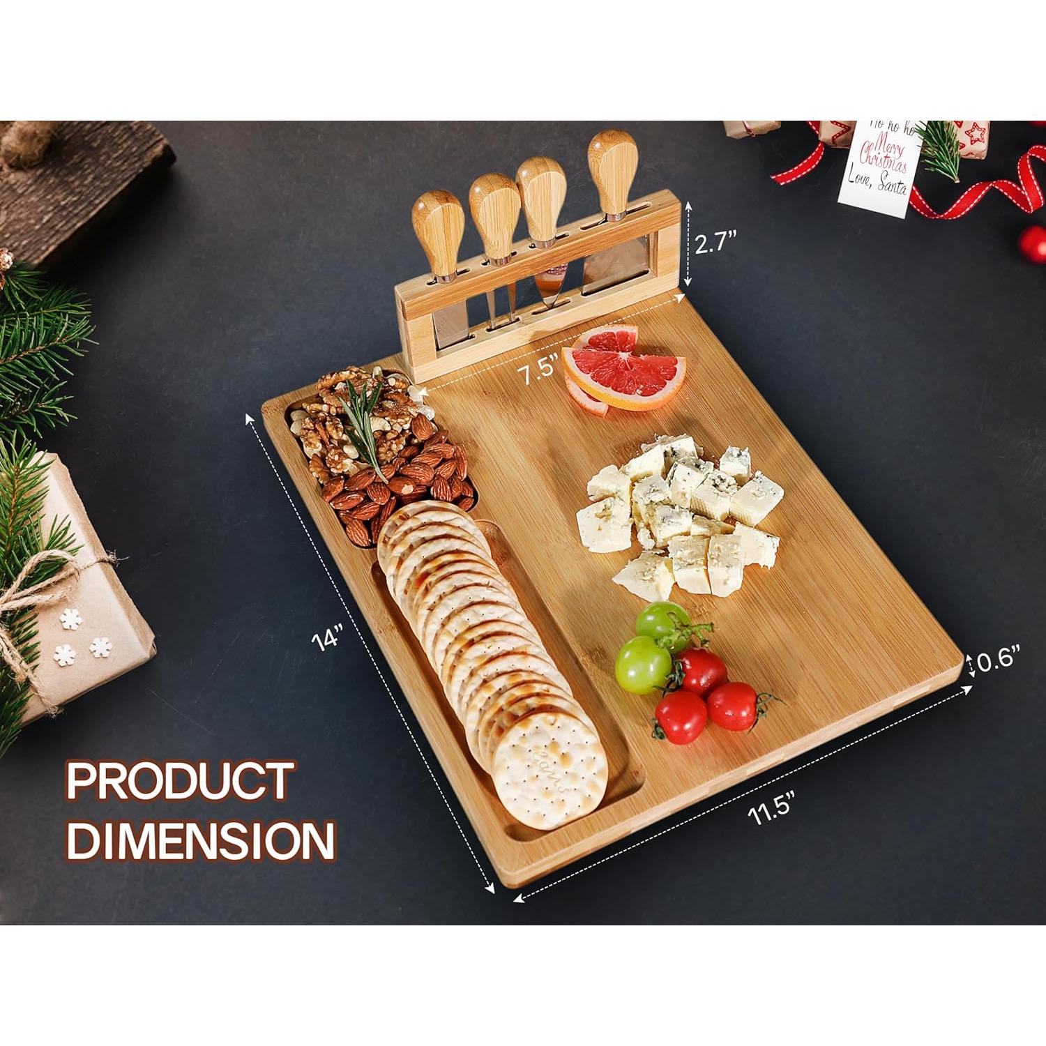 Tablero de Queso Easoger Extra Grande con Soporte Magnético