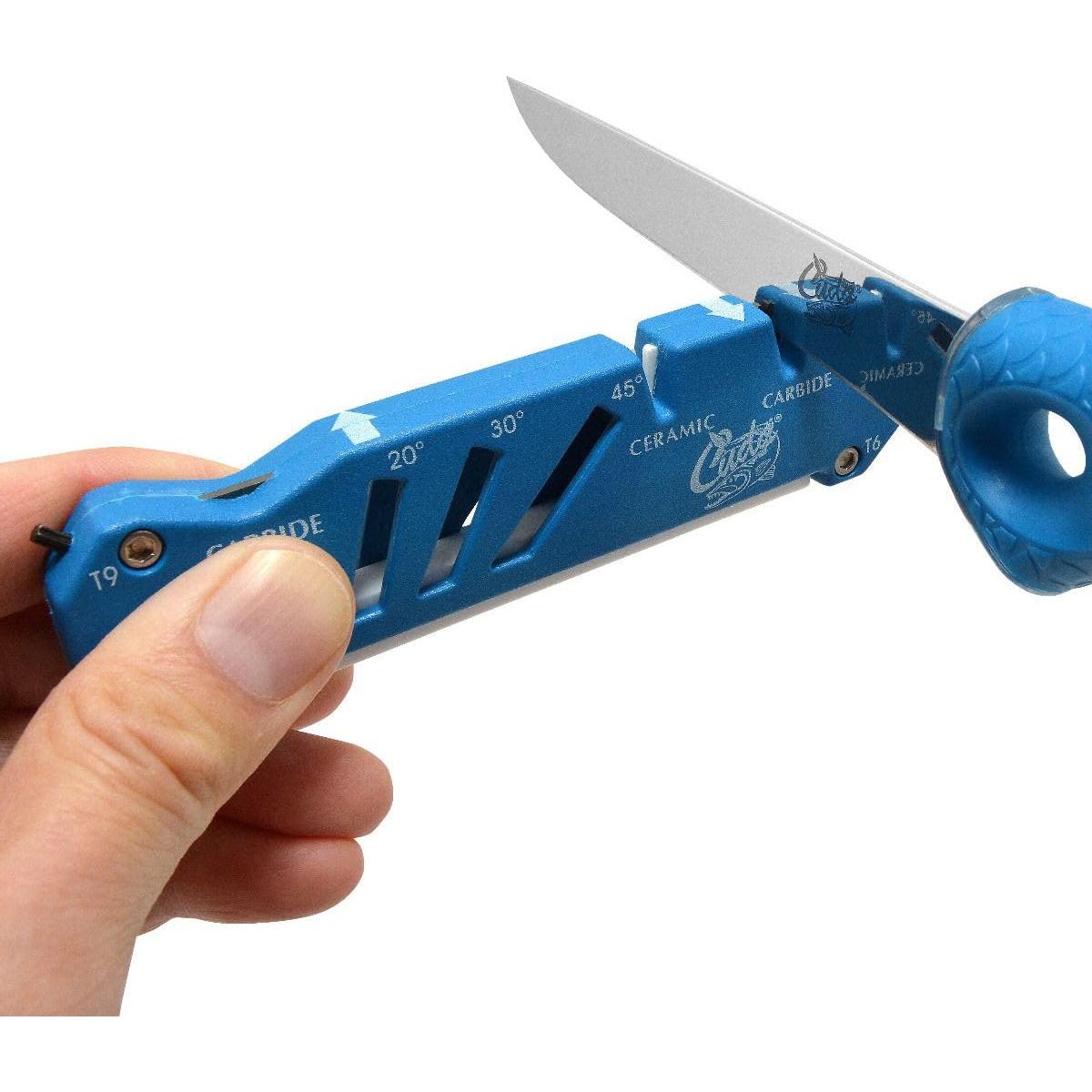 Afilador de Cuchillos y Tijeras Cuda con Controladores T6-T10