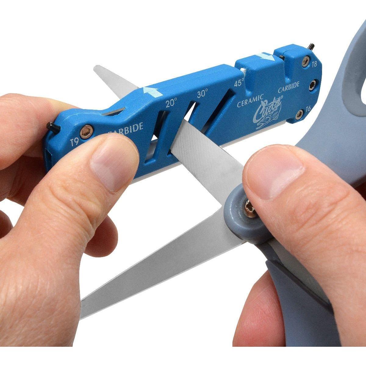 Afilador de Cuchillos y Tijeras Cuda con Controladores T6-T10