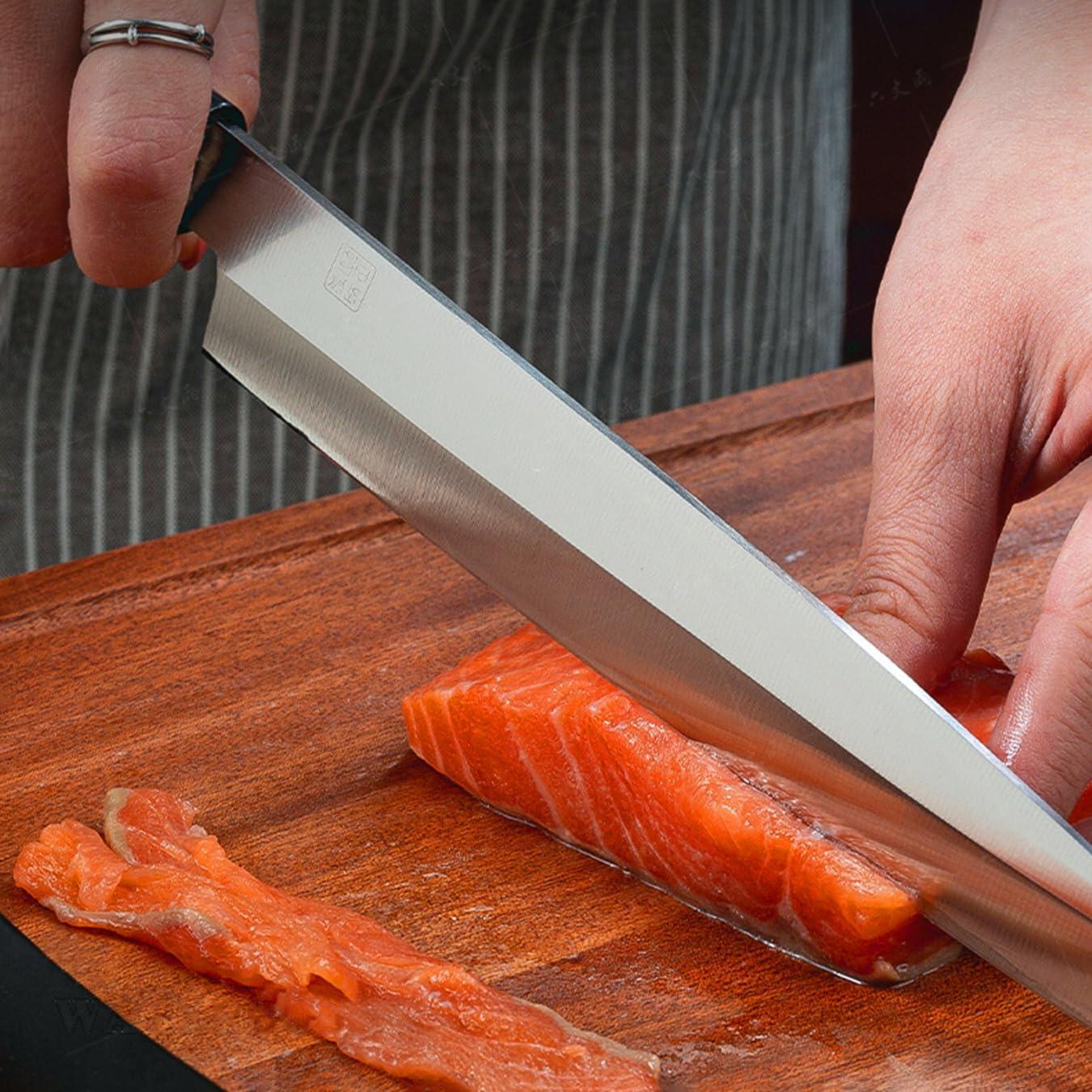 Cuchillo Sakimaru 210mm LIUZHANGYU para Sashimi y Sushi