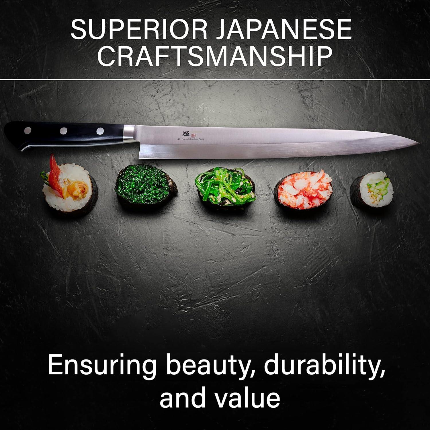 Cuchillo de Chef Japonés JCK Original Yanagiba 240mm Acero VG-1