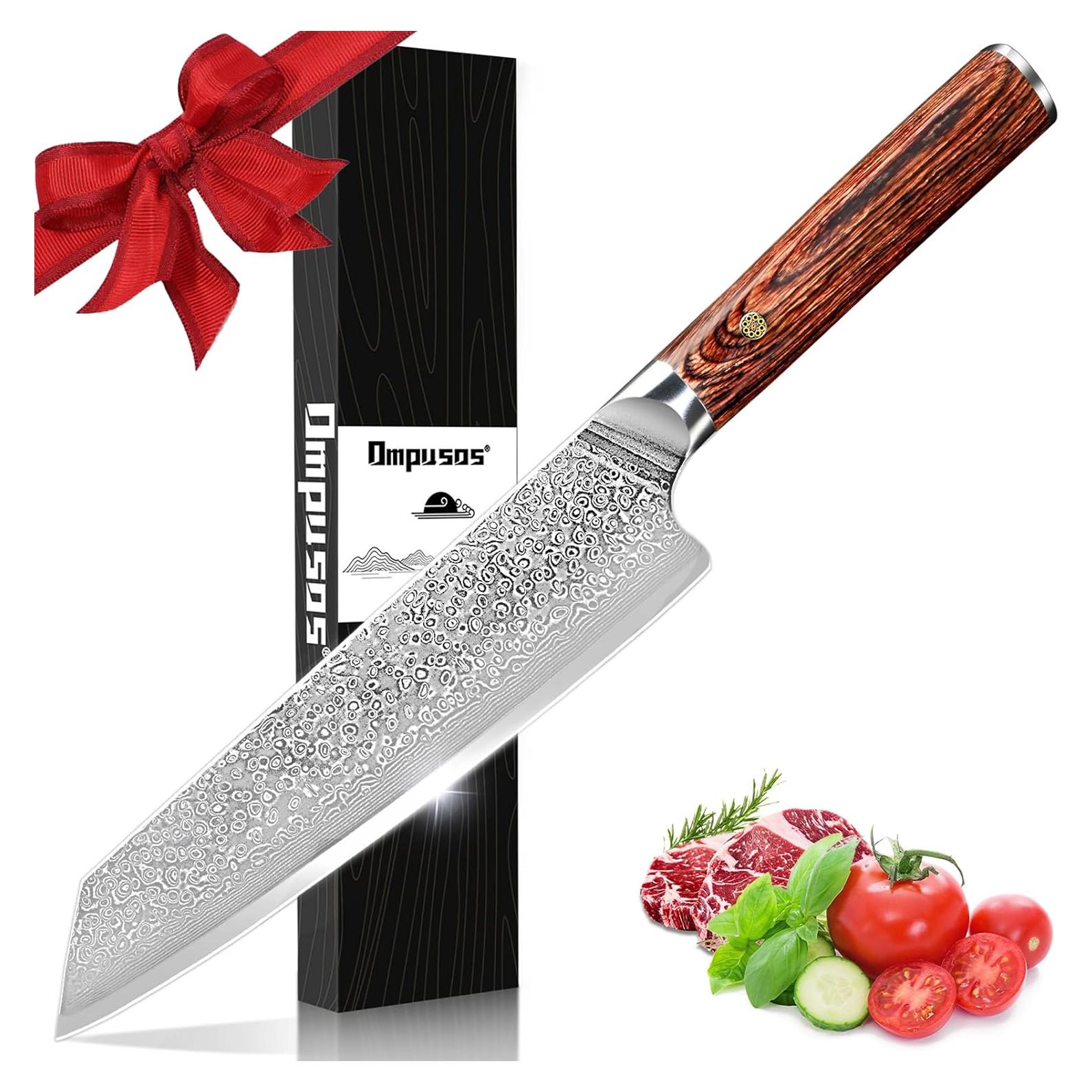 Cuchillo de Chef Ompusos 20.3 cm Damasco VG-10 Acero Inoxidable