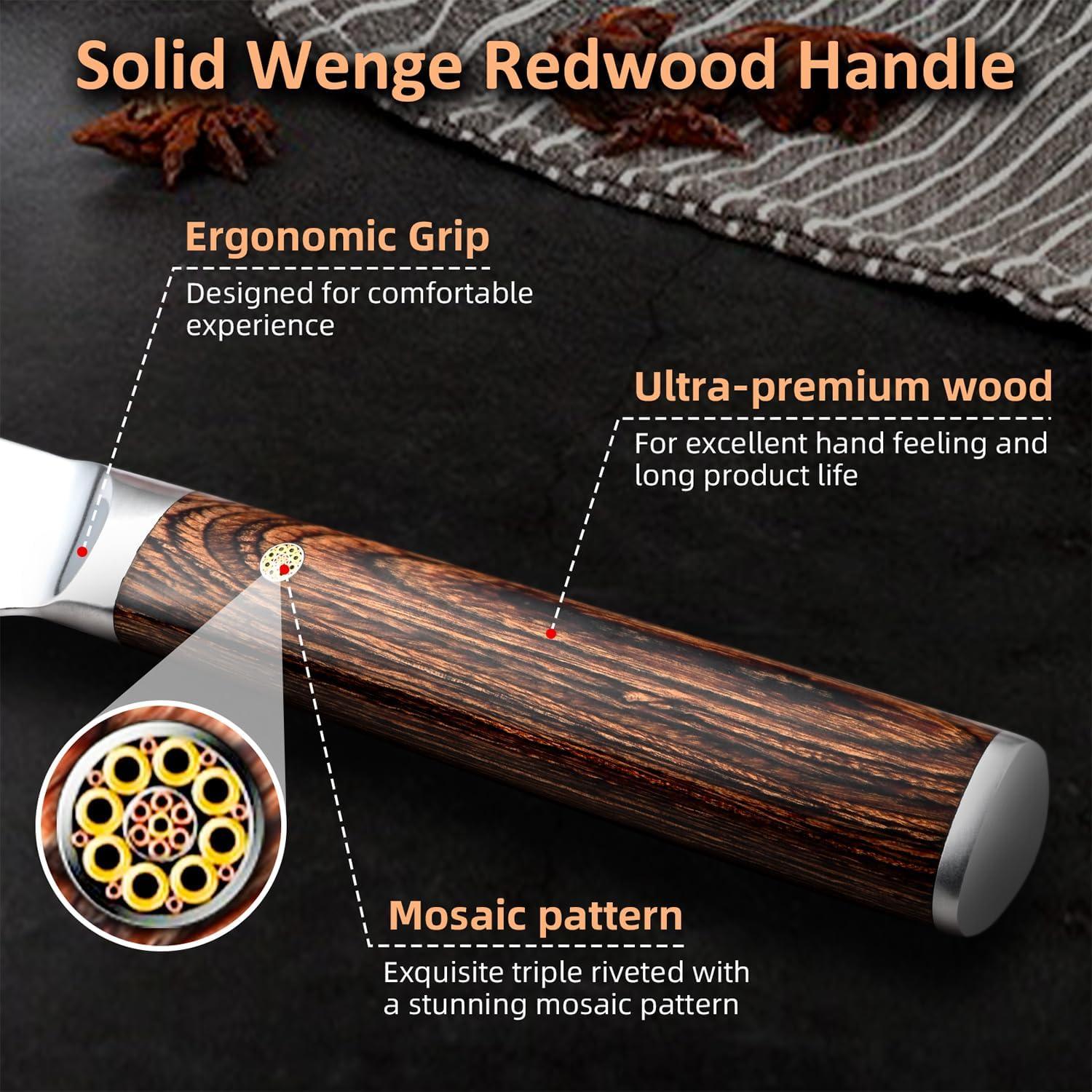 Cuchillo de Chef Ompusos 20.3 cm Damasco VG-10 Acero Inoxidable