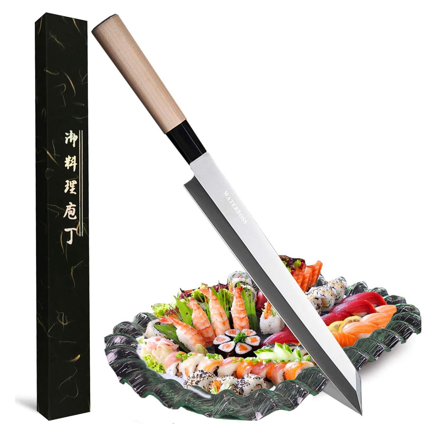 Cuchillo de Sushi Kiritsuke LIUZHANGYU 270mm Acero Inoxidable