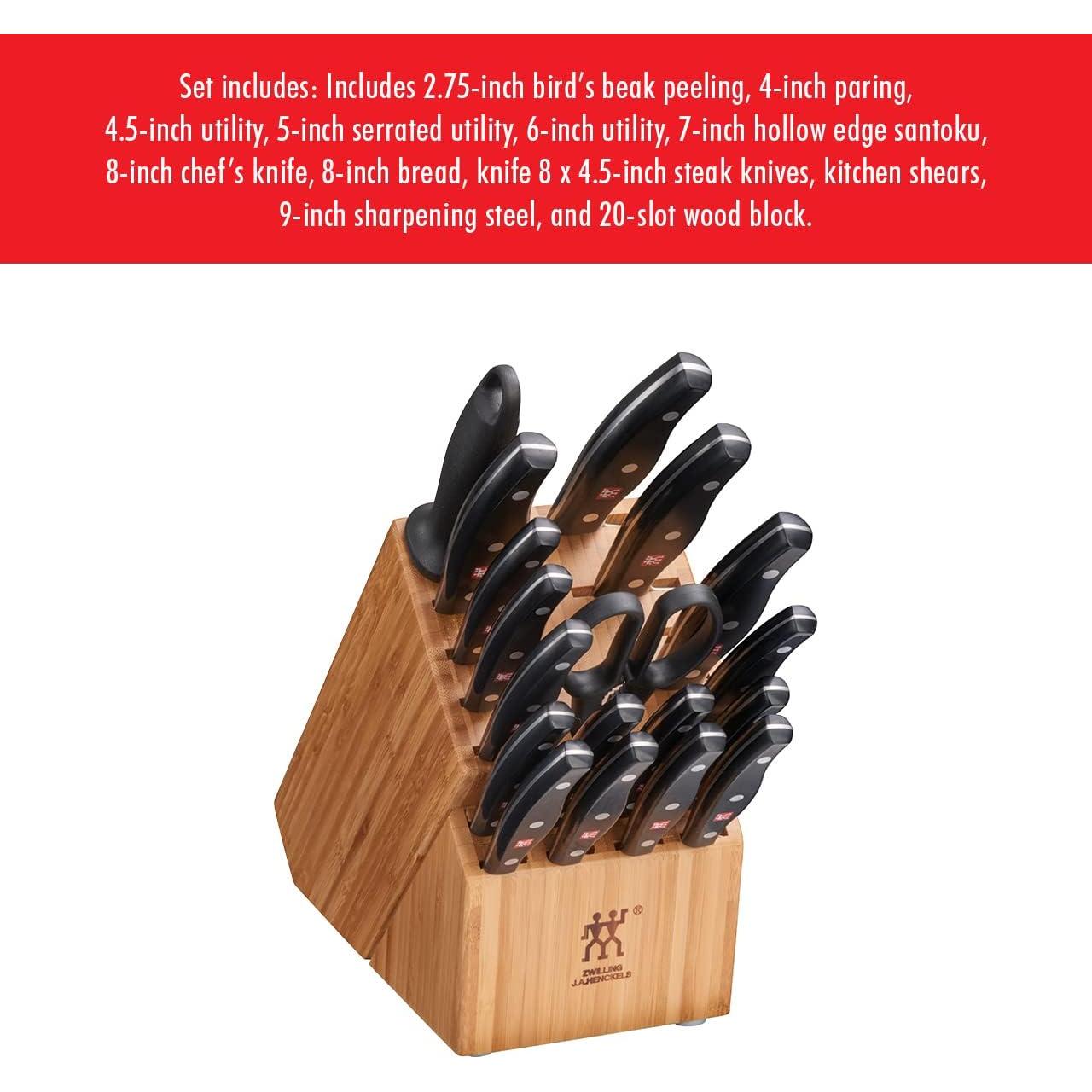 Set de Cuchillos ZWILLING Twin Signature 19 Piezas Acero Inoxidable