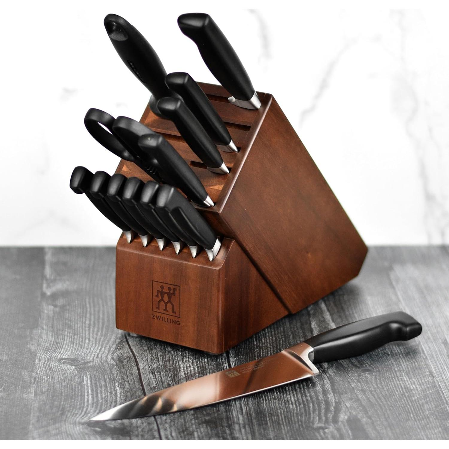 Set de Cuchillos ZWILLING Four Star 14 Piezas Acero Inoxidable