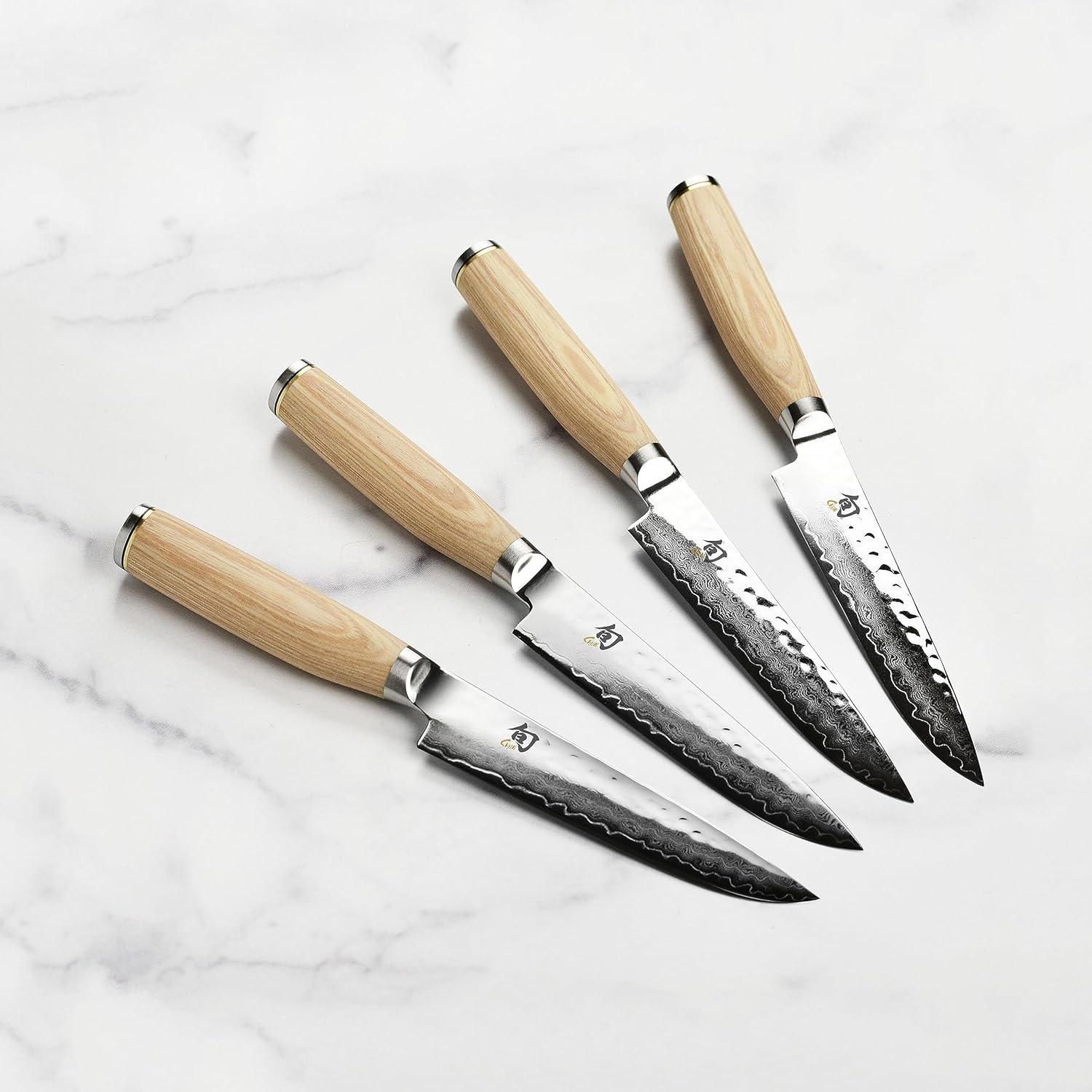 Conjunto de Cuchillos Shun Premier Blonde 12 Piezas Forjados