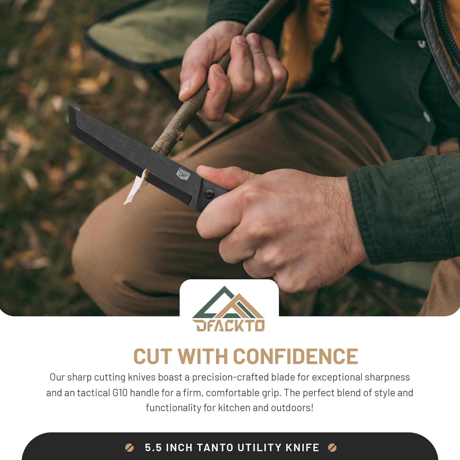 Cuchillo Utilitario DFACKTO Interceptor 5.5" Acero Inoxidable