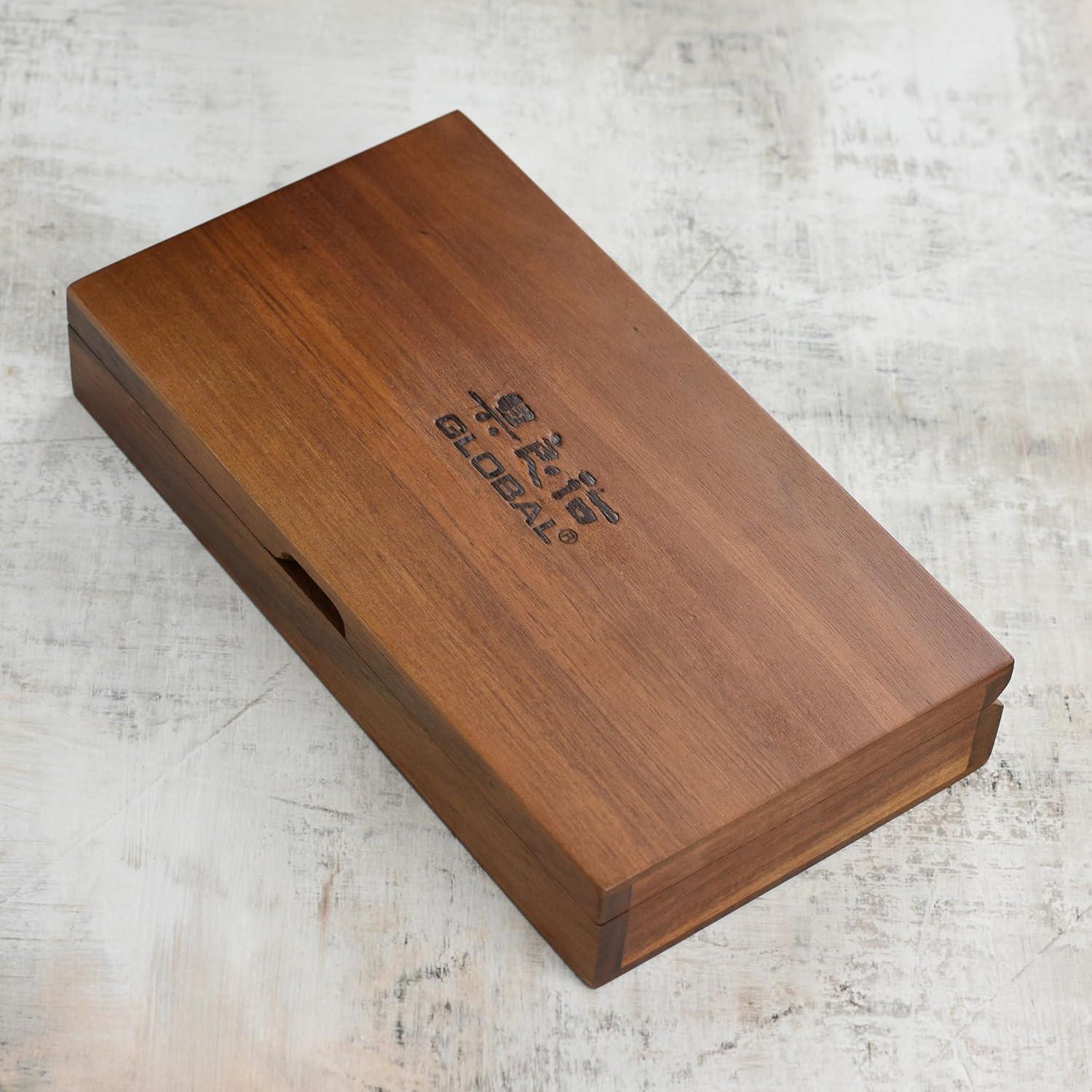 Juego de Cuchillos de Carne Global Fine Edge - 6 Piezas - Hecho en Japón