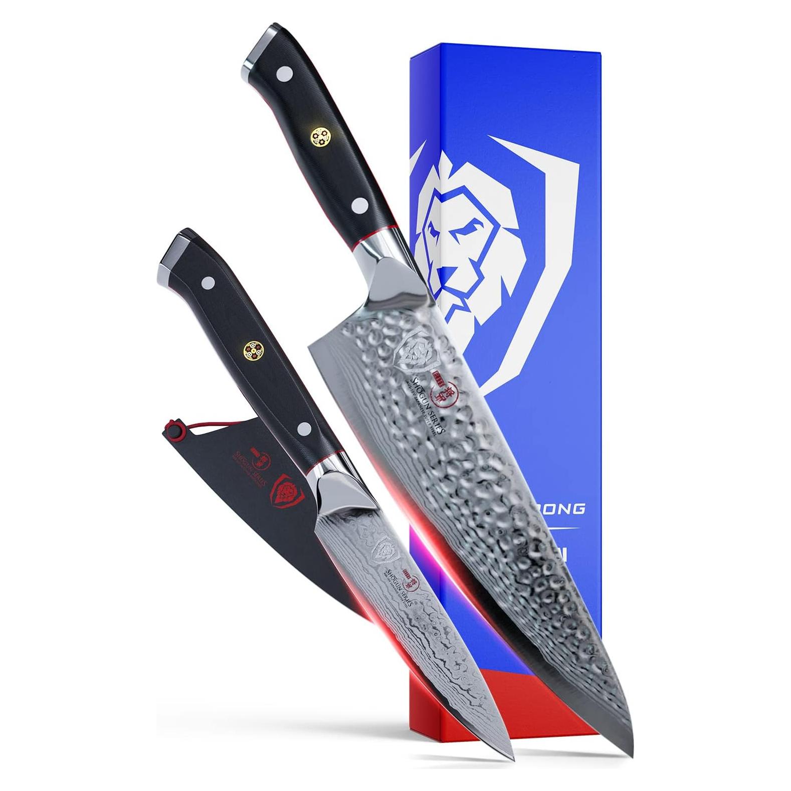 Cuchillo de Chef 20 cm Dalstrong Shogun Elite con Cuchillo de Pelar