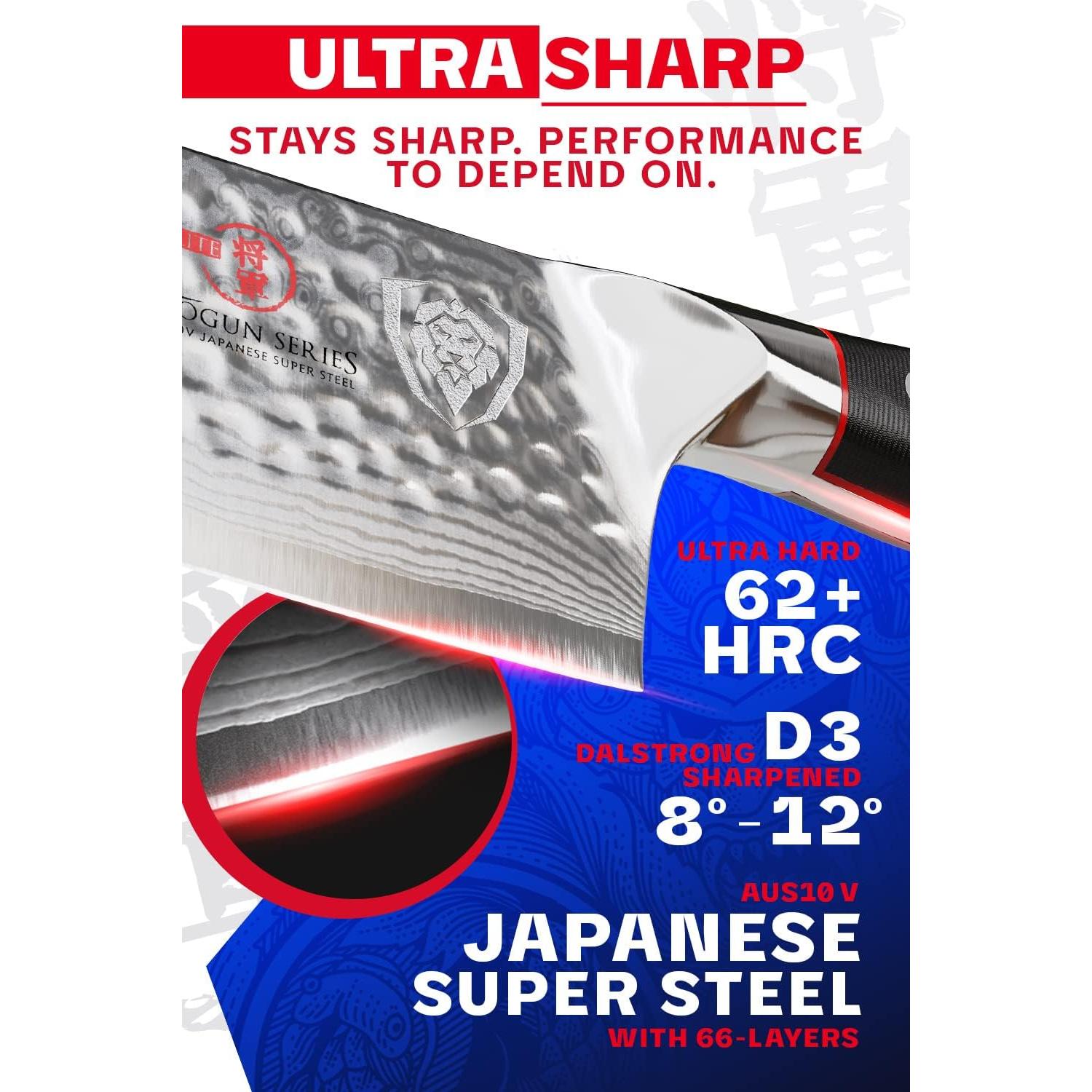 Cuchillo de Chef 20 cm Dalstrong Shogun Elite con Cuchillo de Pelar