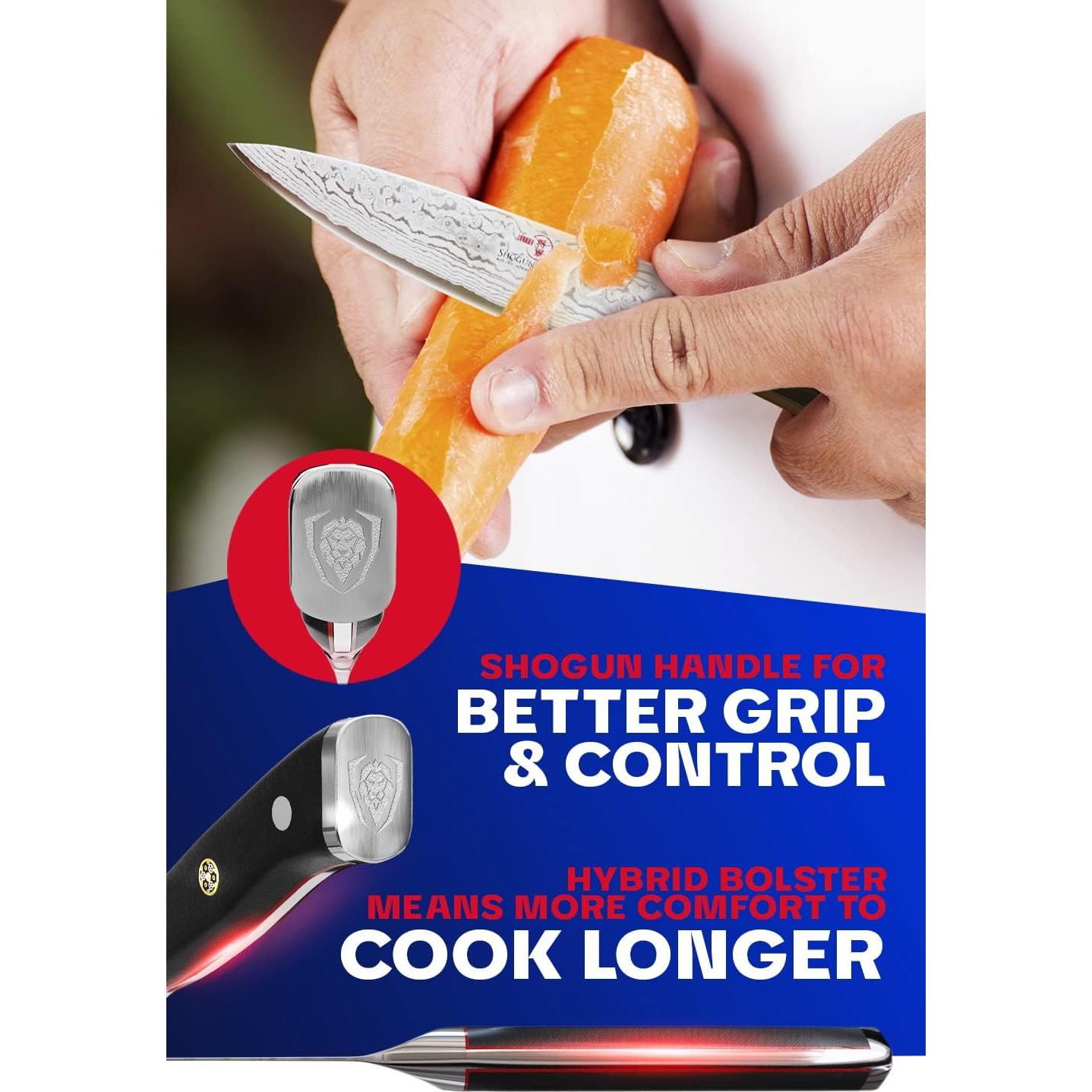 Cuchillo de Chef 20 cm Dalstrong Shogun Elite con Cuchillo de Pelar
